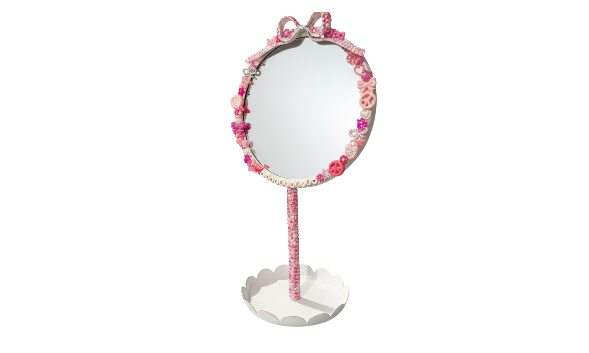 Custom Embellished Vanity Mirror