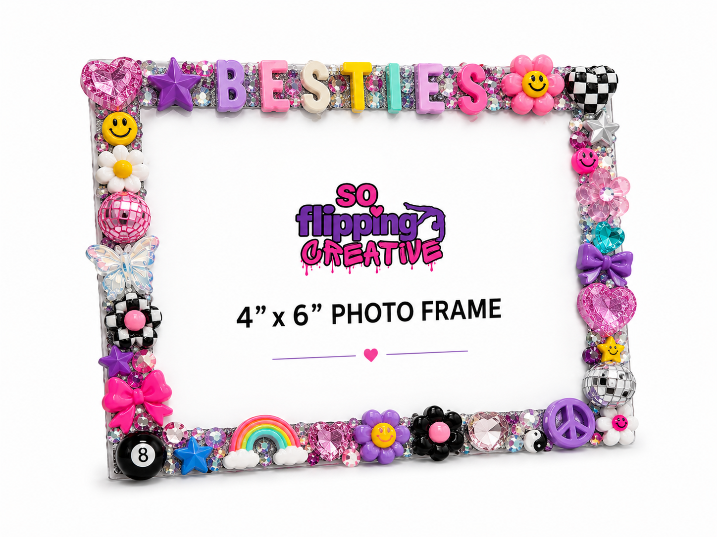 Custom Bejewled Frame