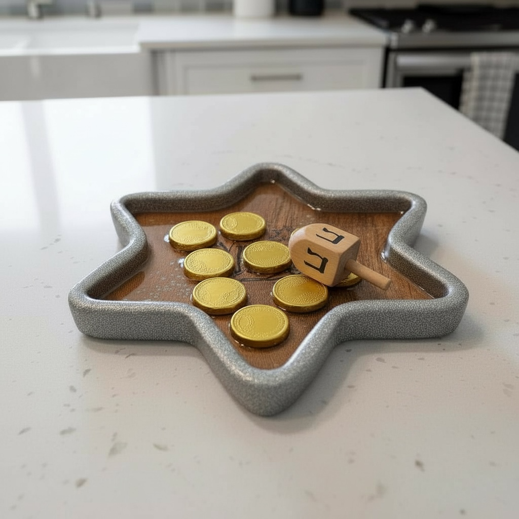 Wood + Resin Tray