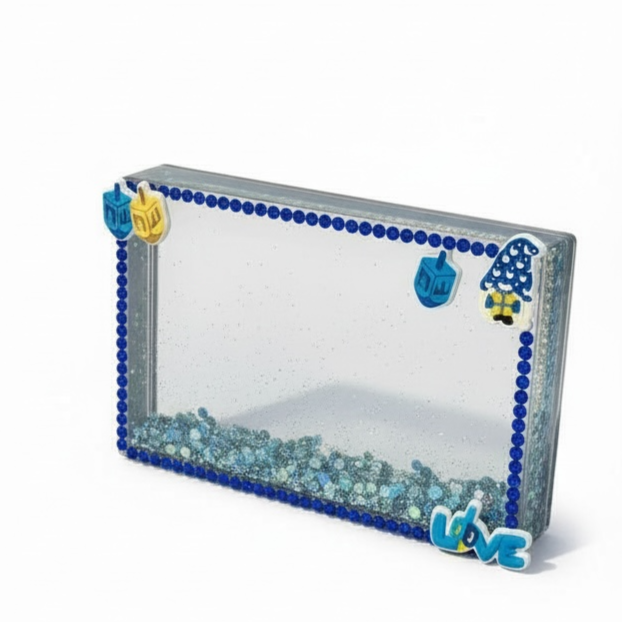 Hanukkah Acrylic Shaker Frame