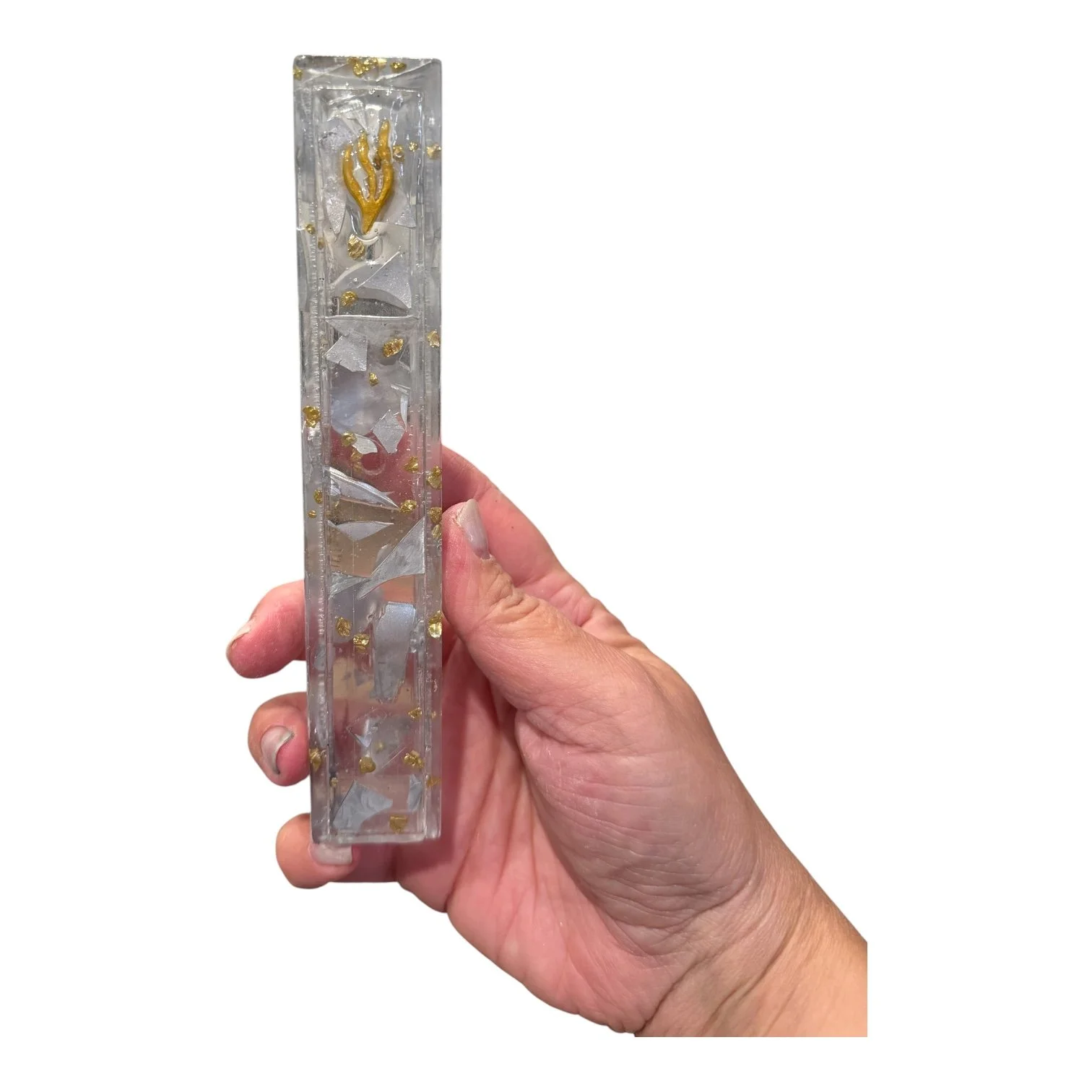 Chuppah Glass Mezuzah