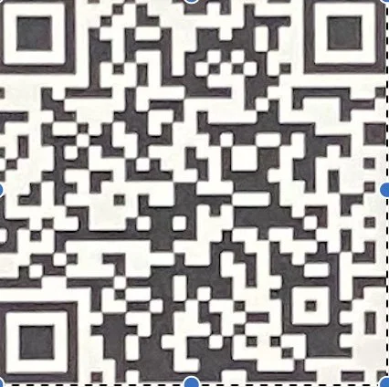 QR code in black and white.