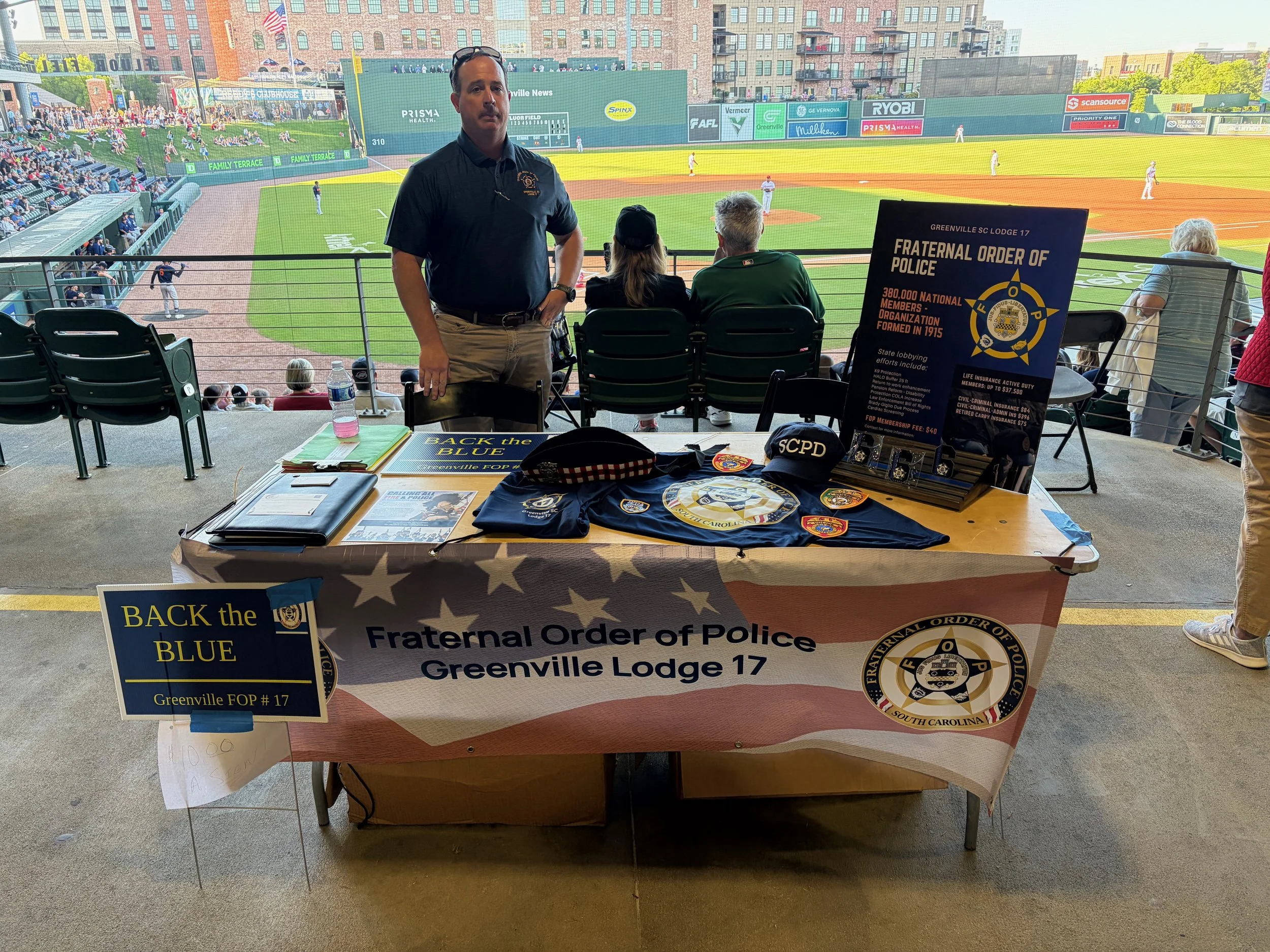 FOP at the Greenville Drive