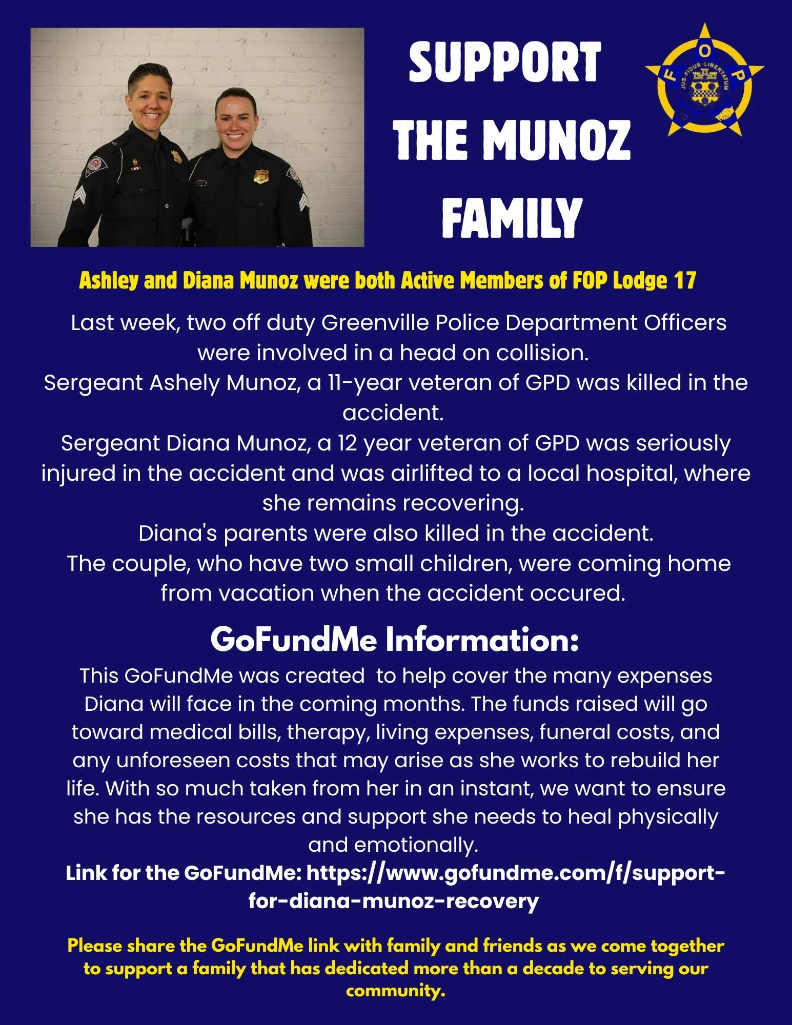 Please pray for the Munoz Family