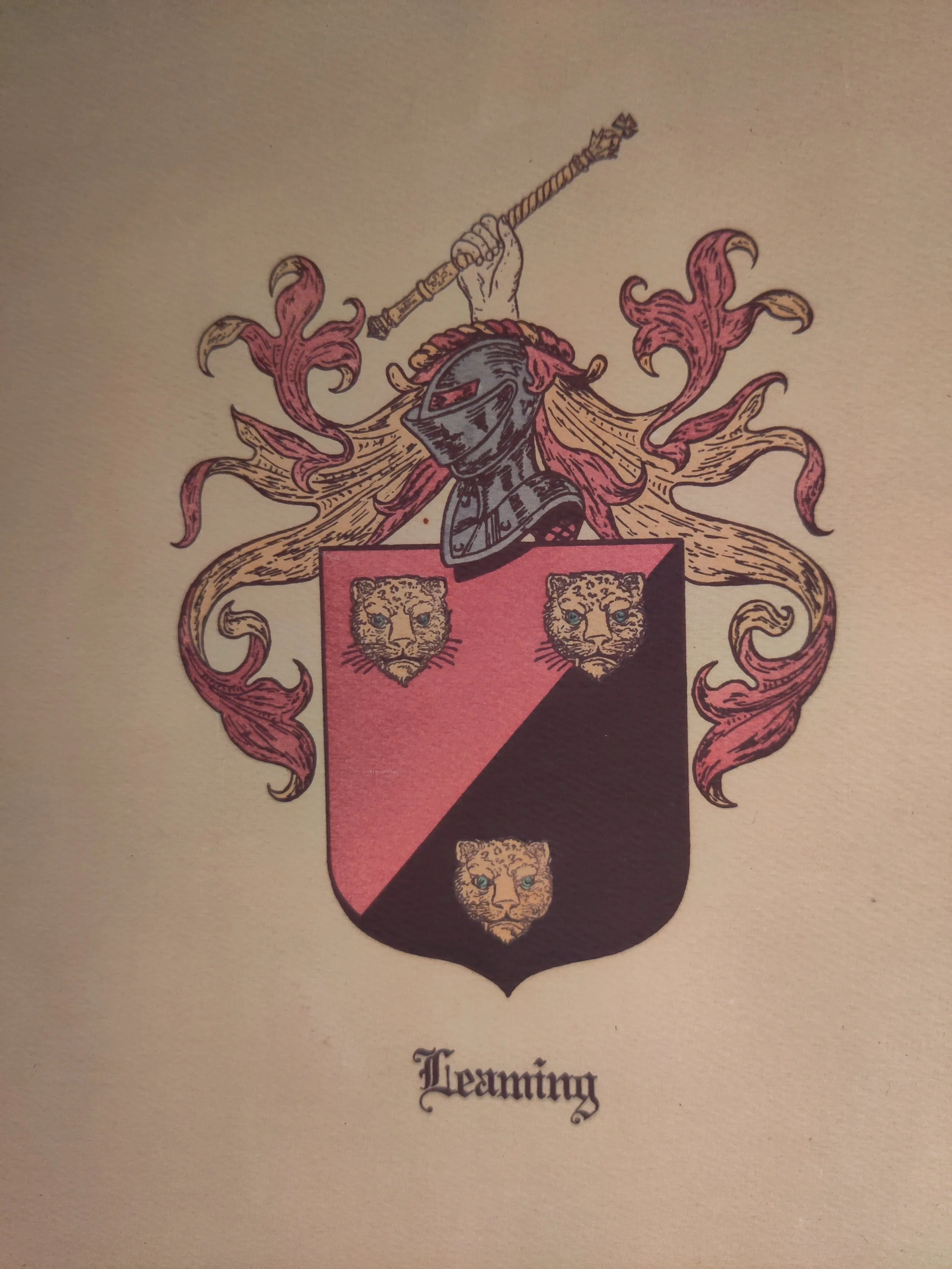 The Leaming Coat Of Arms.