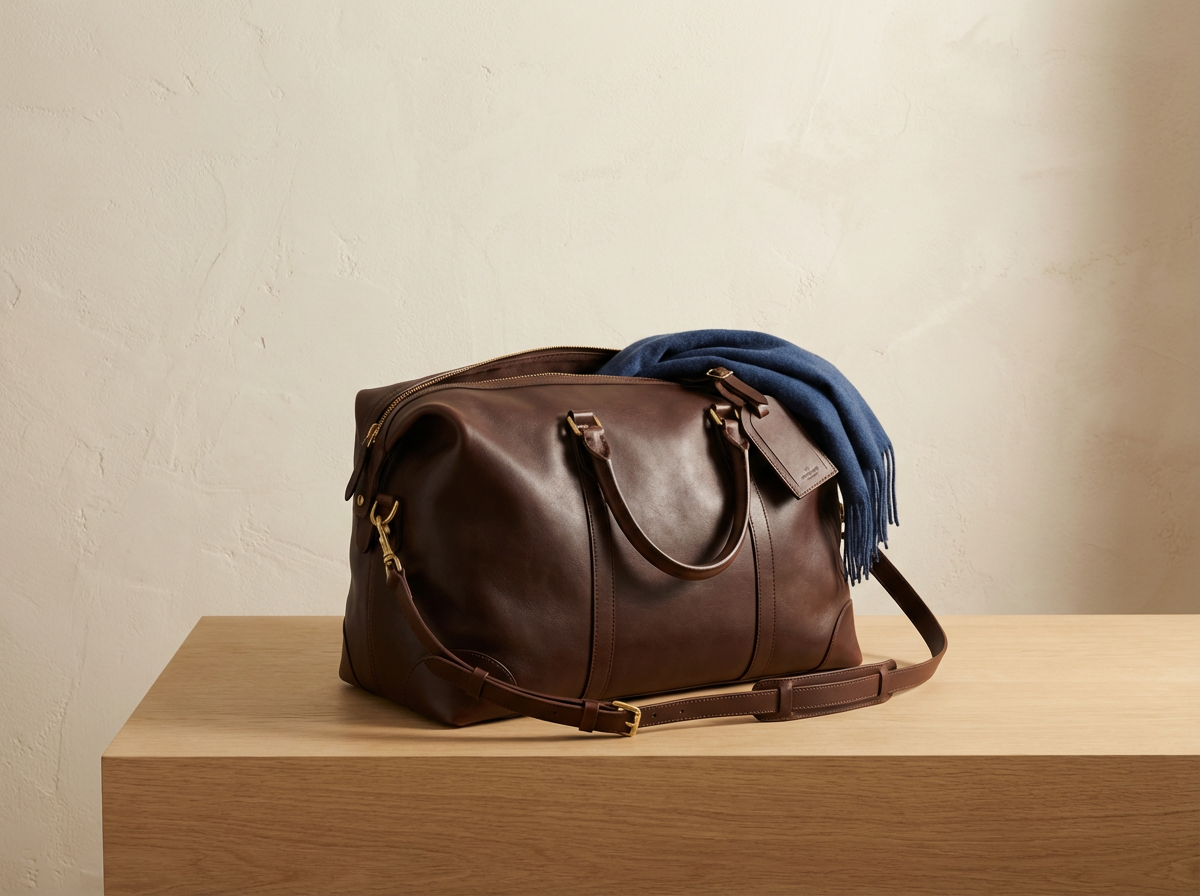 Leather Weekender Bag
