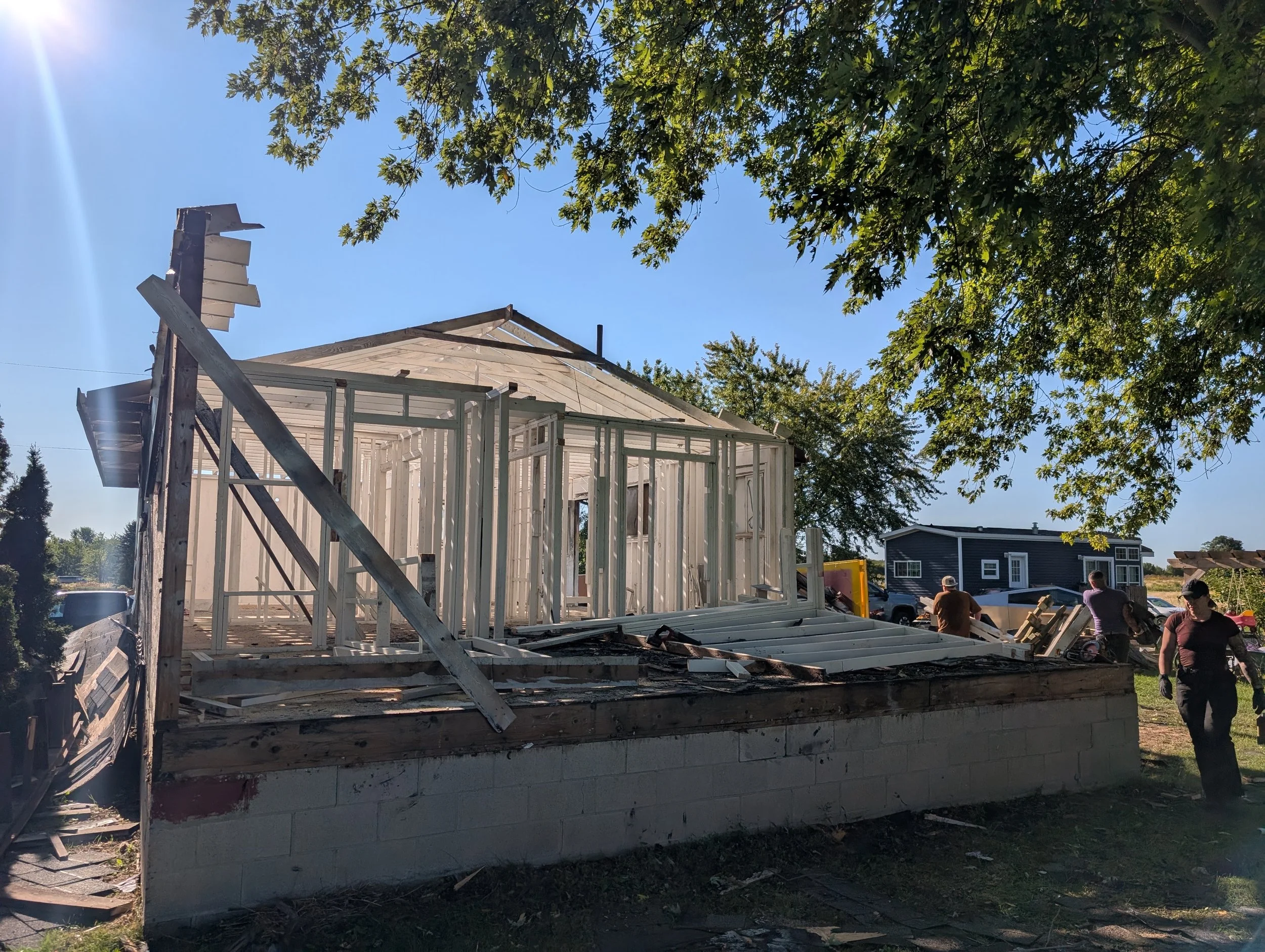 DEMOLITION: Post fire demolition