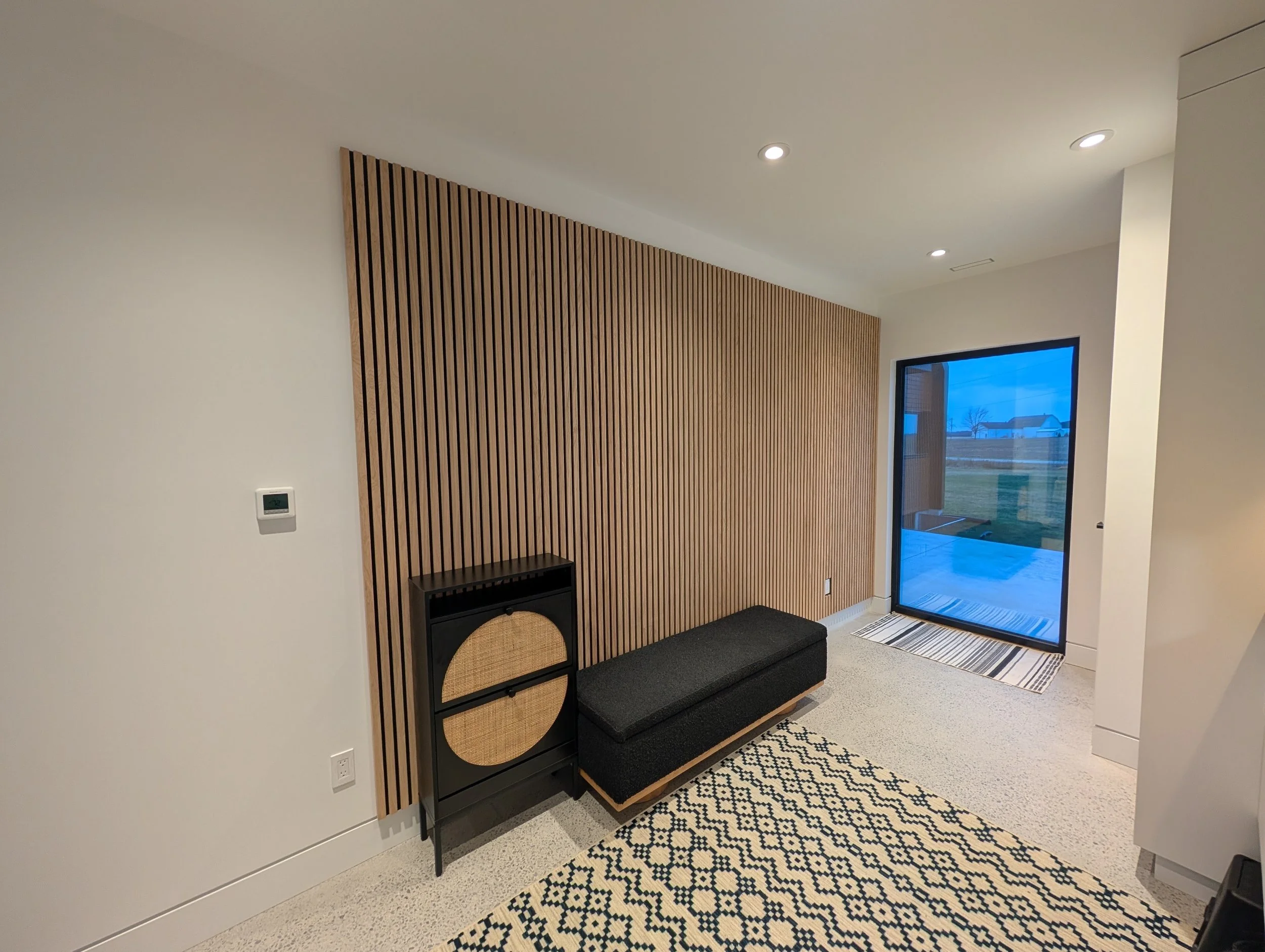 Project: Modern Slat wall 