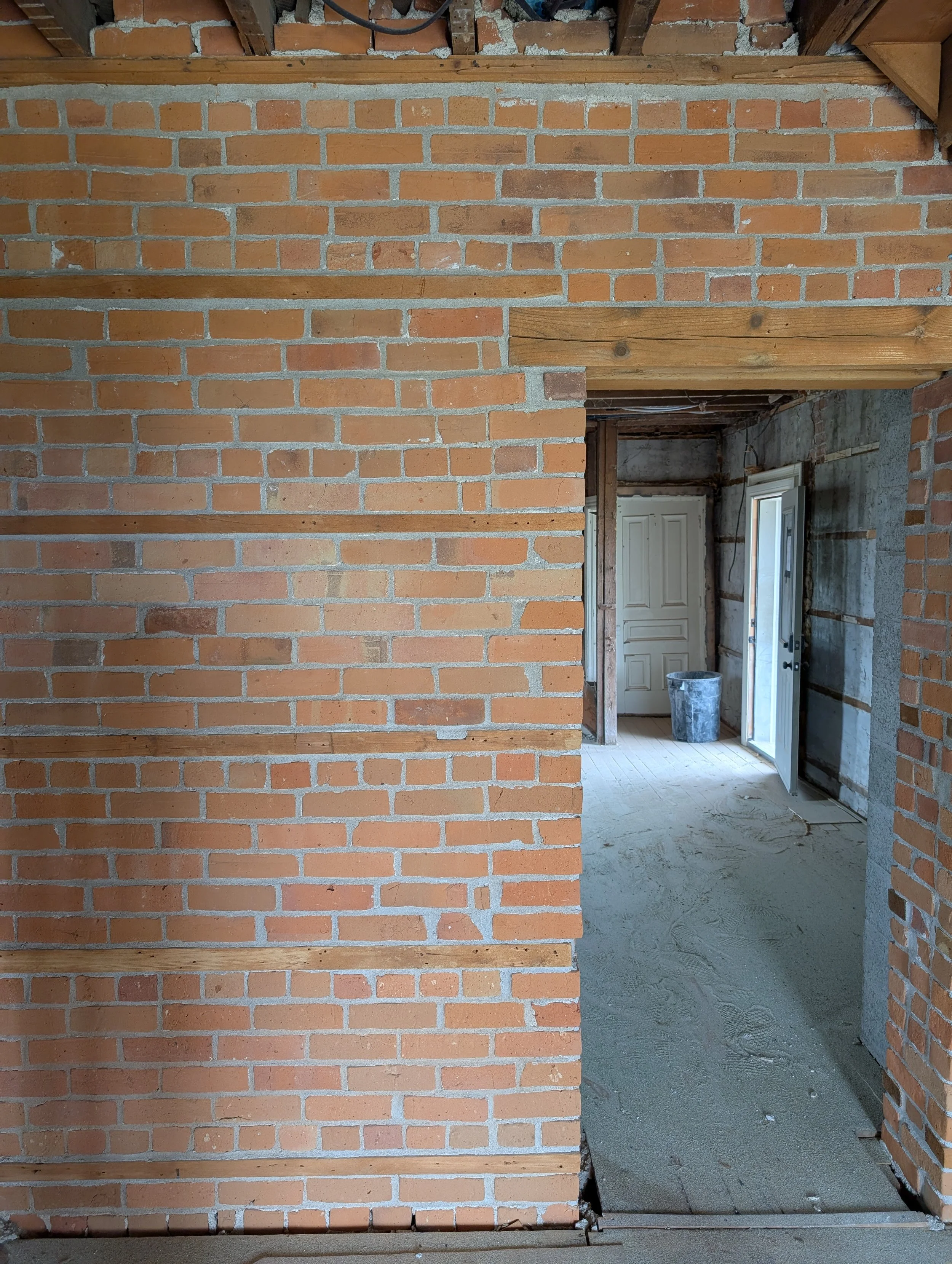 AFTER: same brick, same wood, same opening 