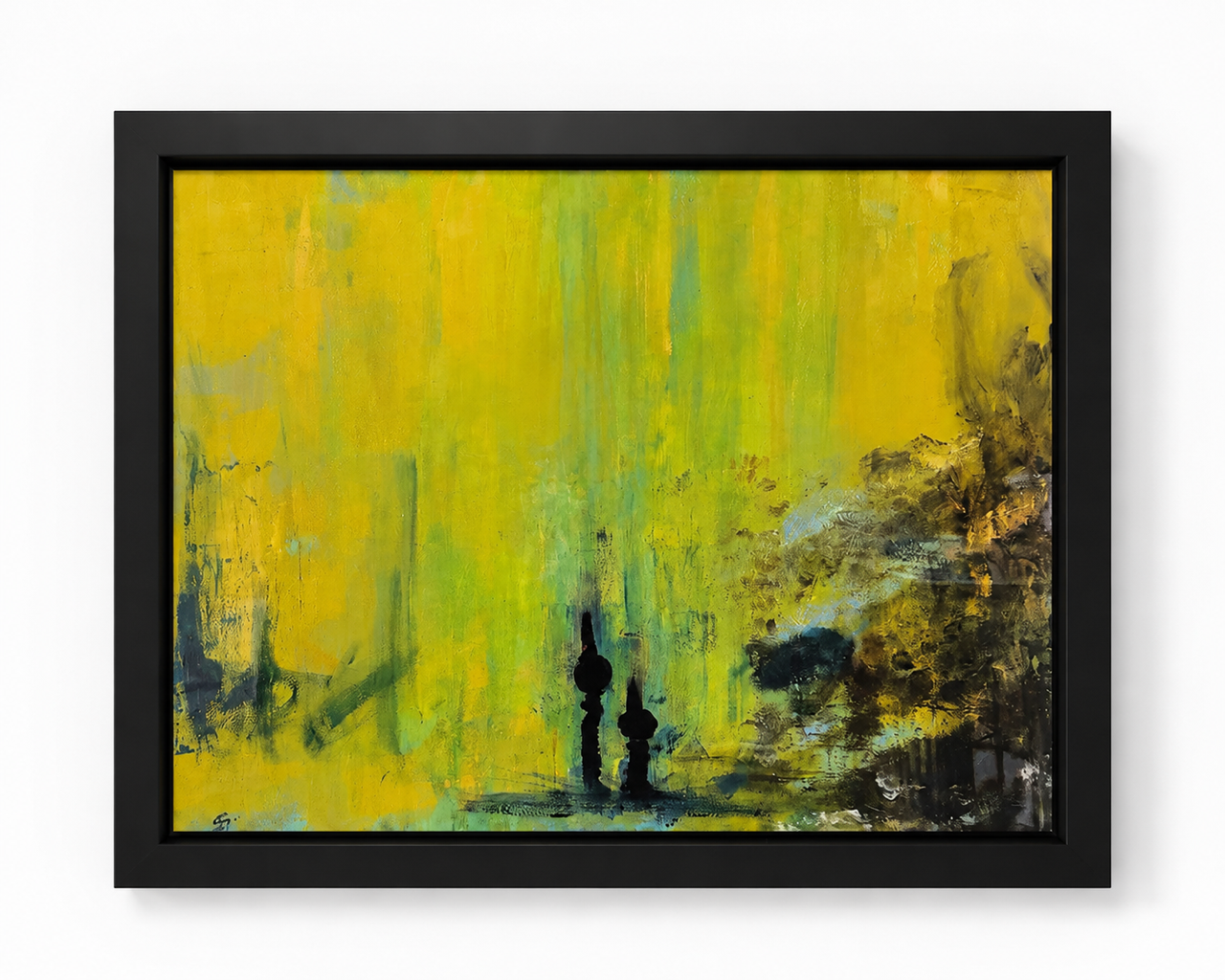 'THE HARM WE DO' Original painting, Oil on oil paper, framed and ready to hang