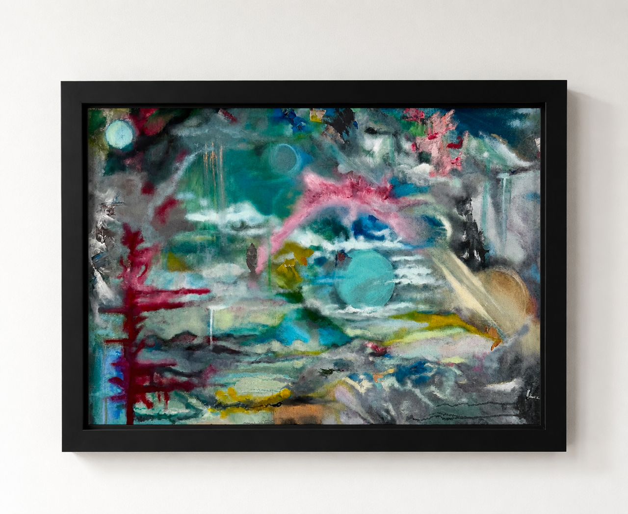 'ALIGNMENT' Original painting, Oil on Canvas, framed and ready to hang