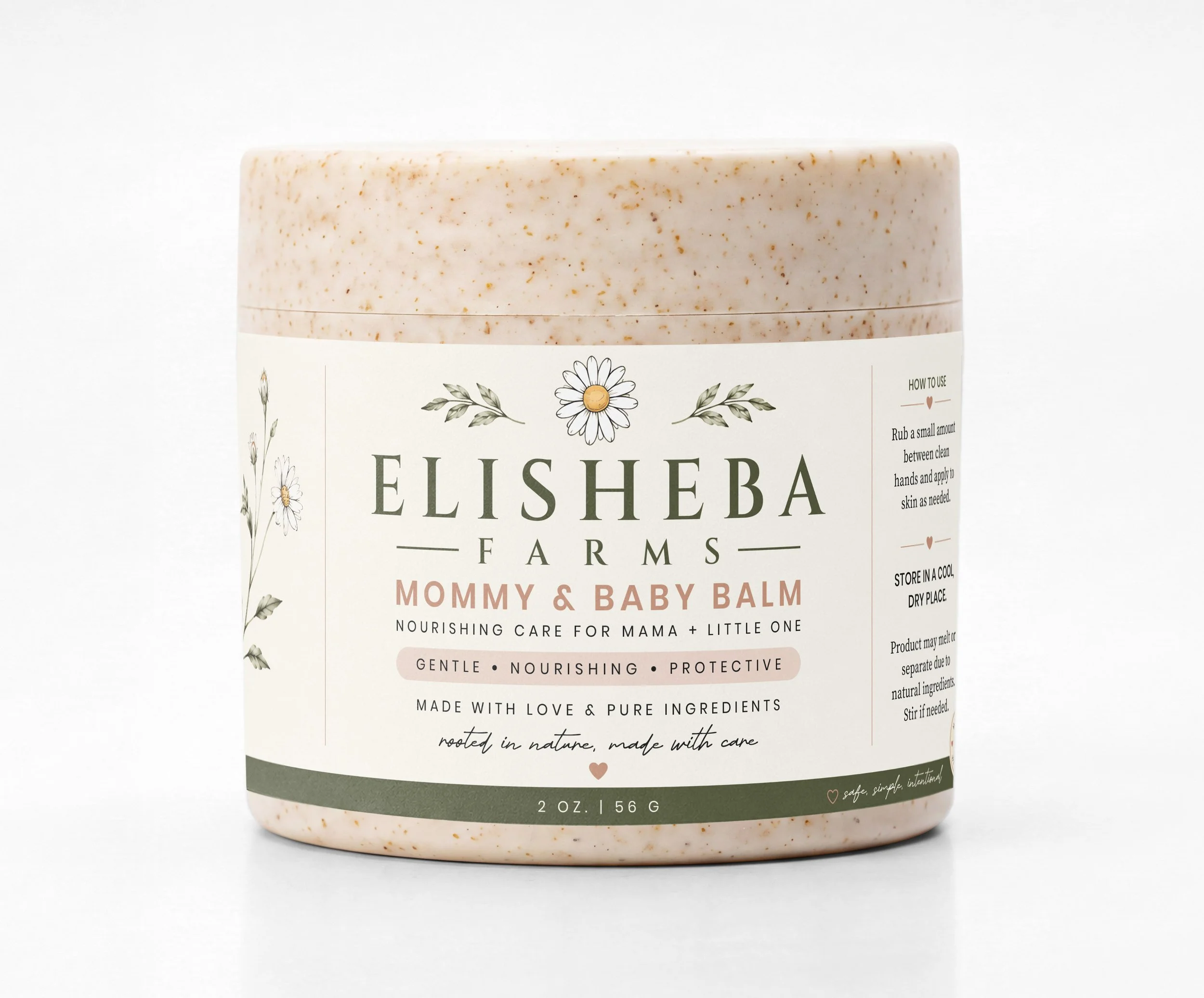 Organic Moisturizing Mommy & Baby Balm