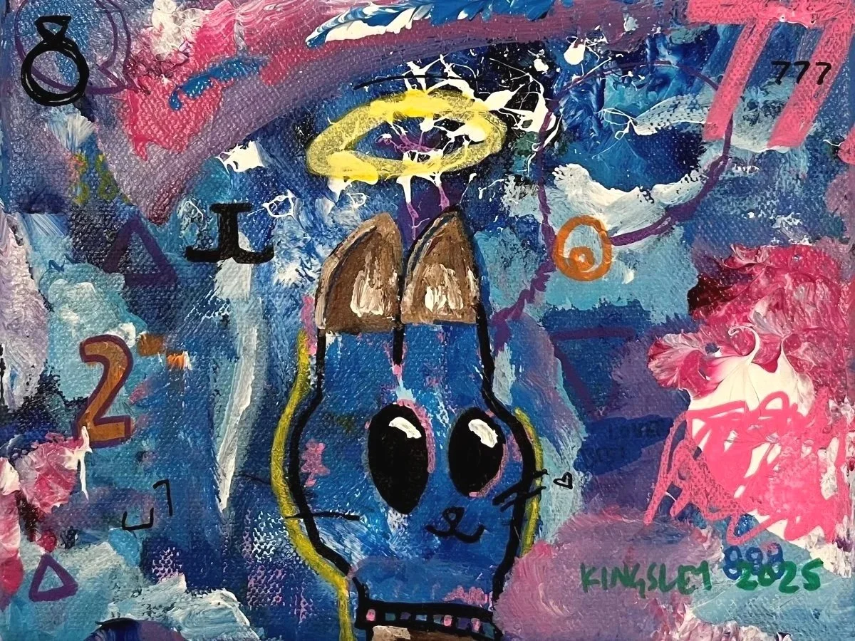 No. 06 (2025). Mixed media on canvas.