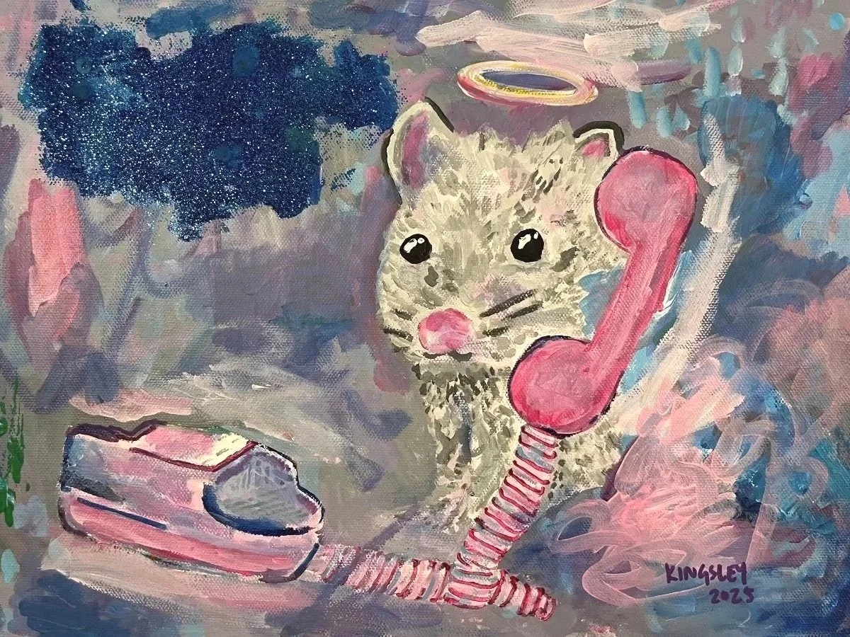 No. 05 (2025). Mixed media on canvas.