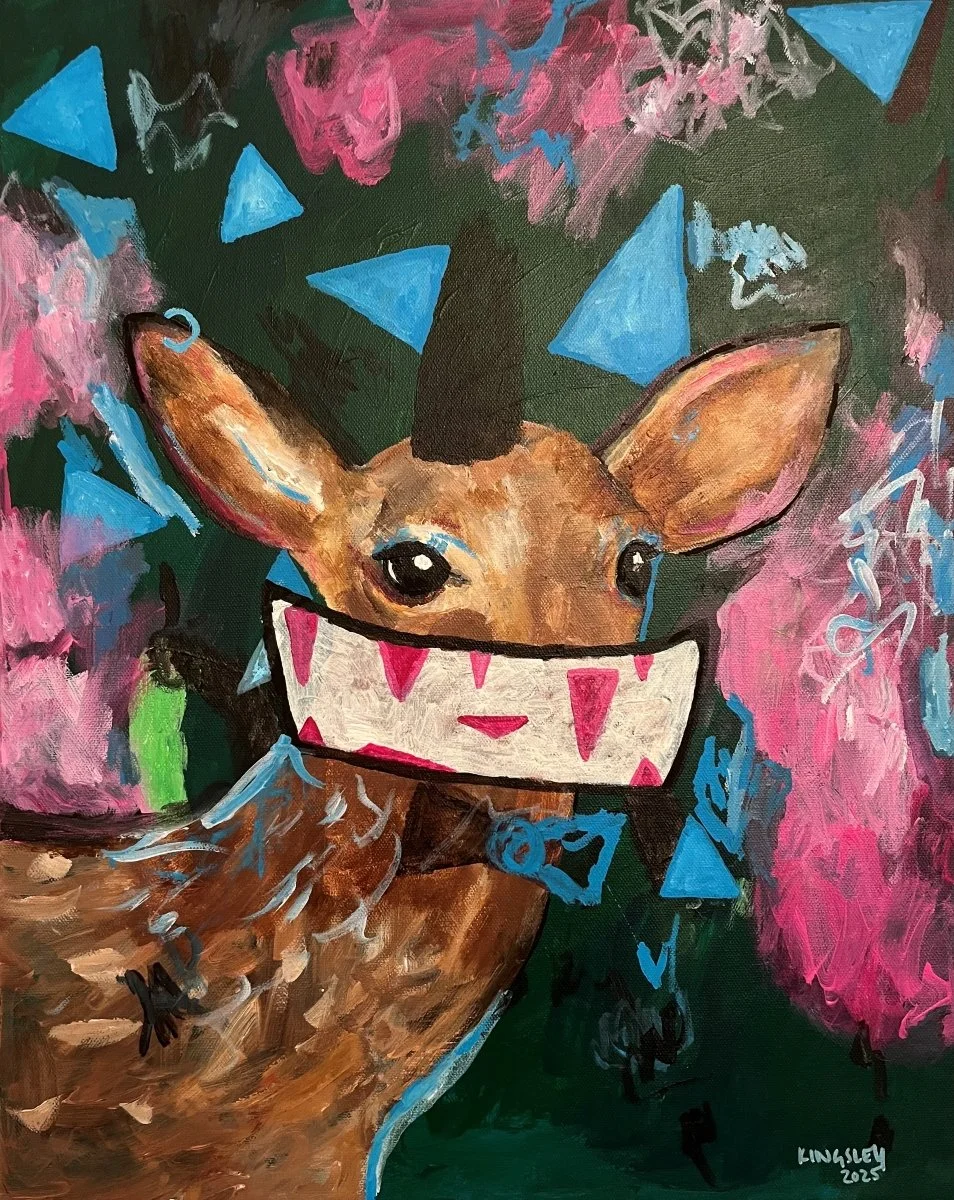 No. 14 (2025). Mixed media on canvas.