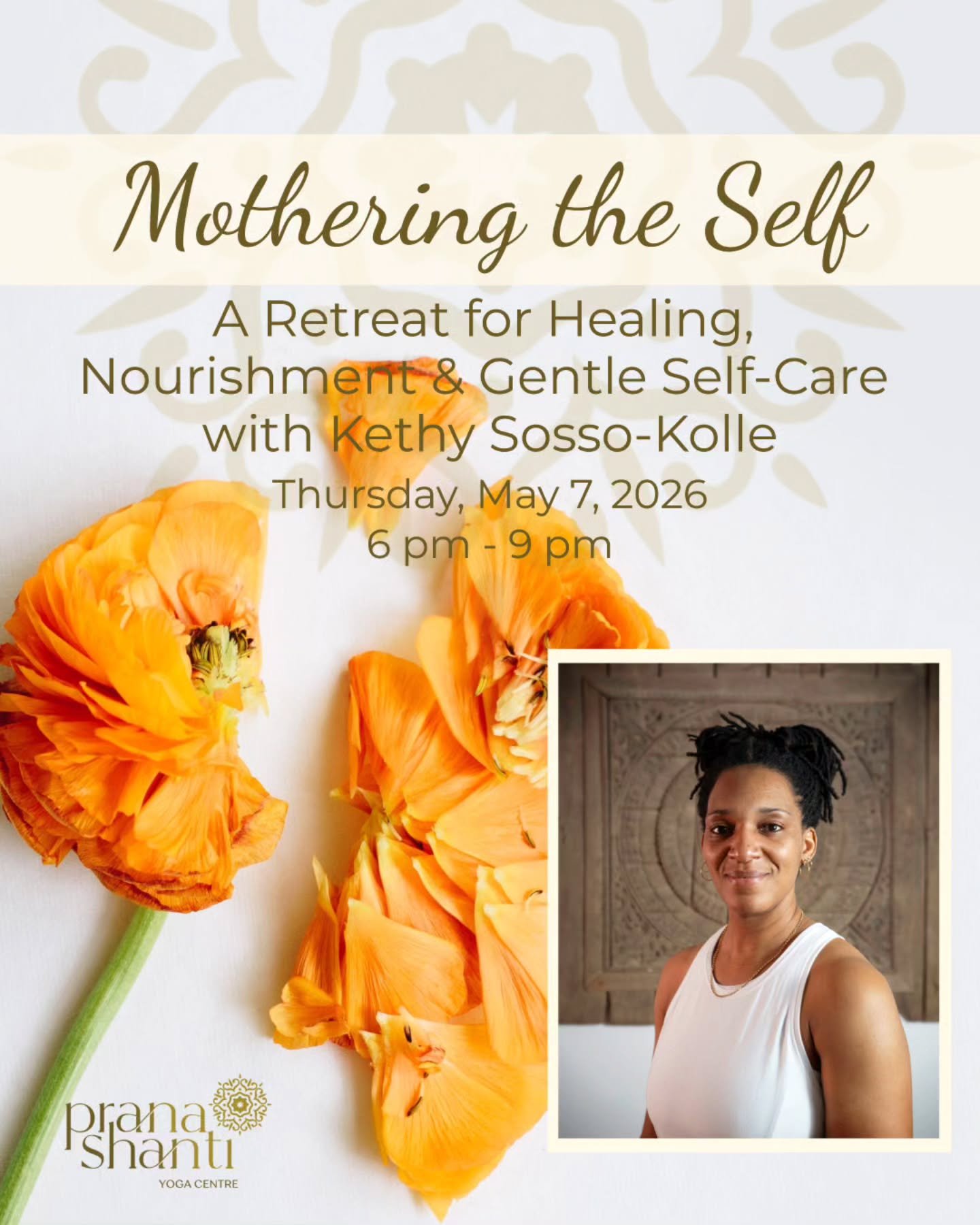 Mothering the Self: A Retreat for Healing, Nourishment and Gentle Self-Care 
 
Join Kethy @kethysk for a nurturing in-person retreat evening designed to hold space for the complex, beautiful, and sometimes challenging realities of motherhood.

This e