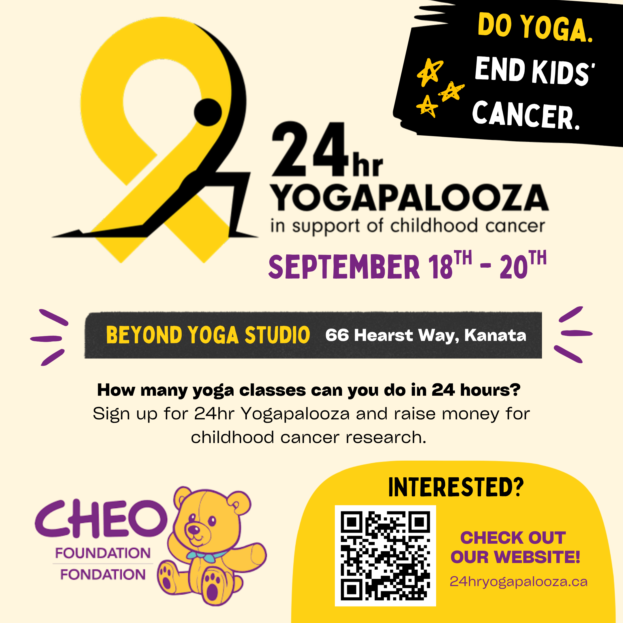 24-HR Yogapalooza - Do Yoga. End Kids Cancer