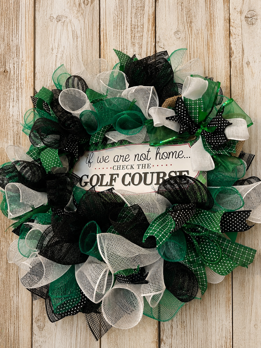 Check the Golf Course