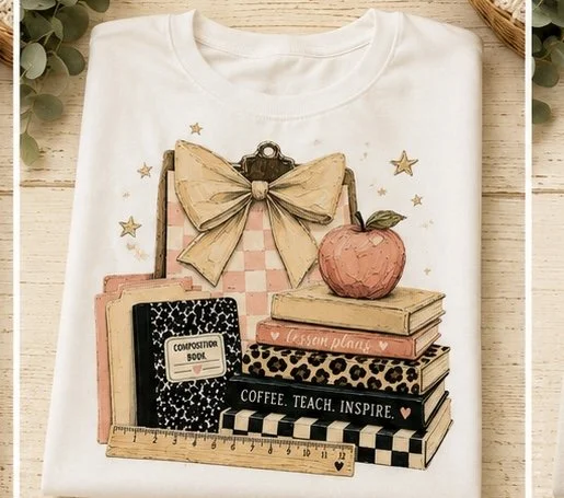 Vintage Teacher Graphic T-Shirt