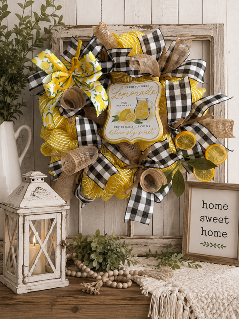 Lemonade Wreath