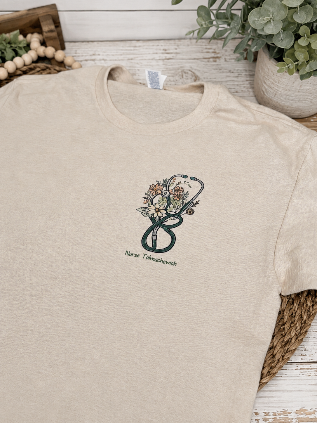 Floral Nurse Shirt