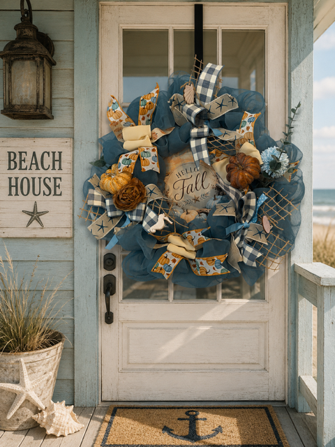 Beach House Fall Wreath
