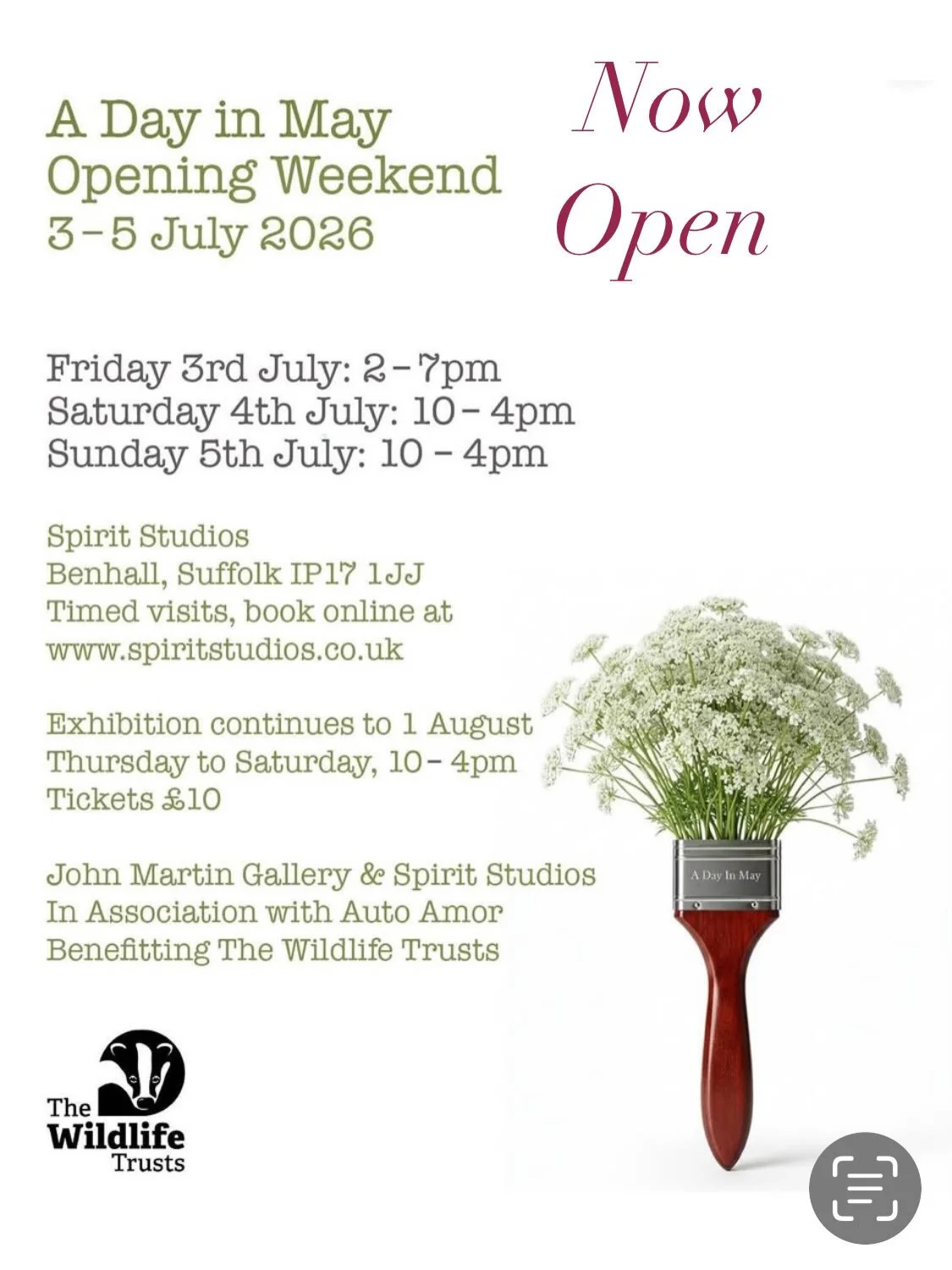 Save the date for A Day in May opening weekend 🌿

This July, I&rsquo;m part of this exhibition where over 250 artists come together to share works of art inspired by landscapes and you are invited to immerse yourself in nature.

Created during a sin