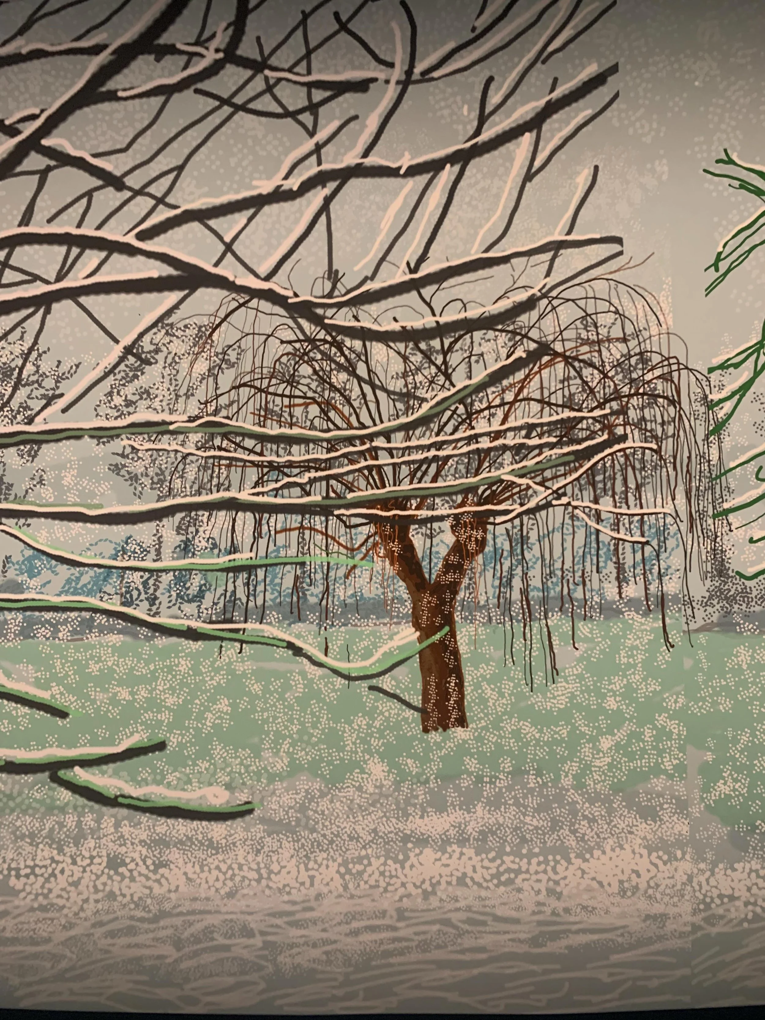 Wonderful David Hockney @serpentineuk followed by equally luscious @sophialoebstudio @pippyhouldsworthgallery. And a sweet chestnut tree laden with blooms.

#artist #oilpainting #londonart #nature #landscapes
