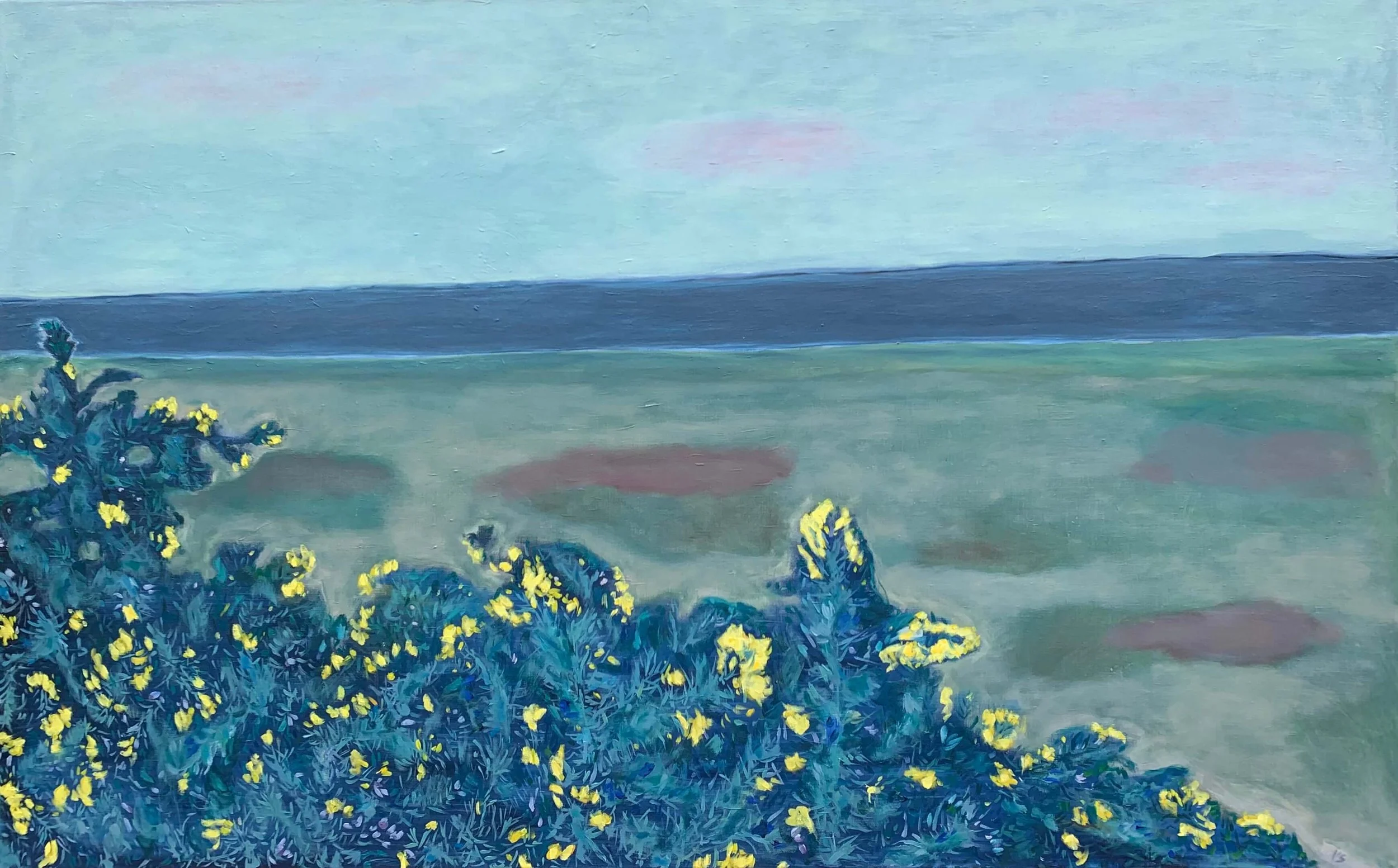 Gorse Landscape by the Sea  2026 90x110cm