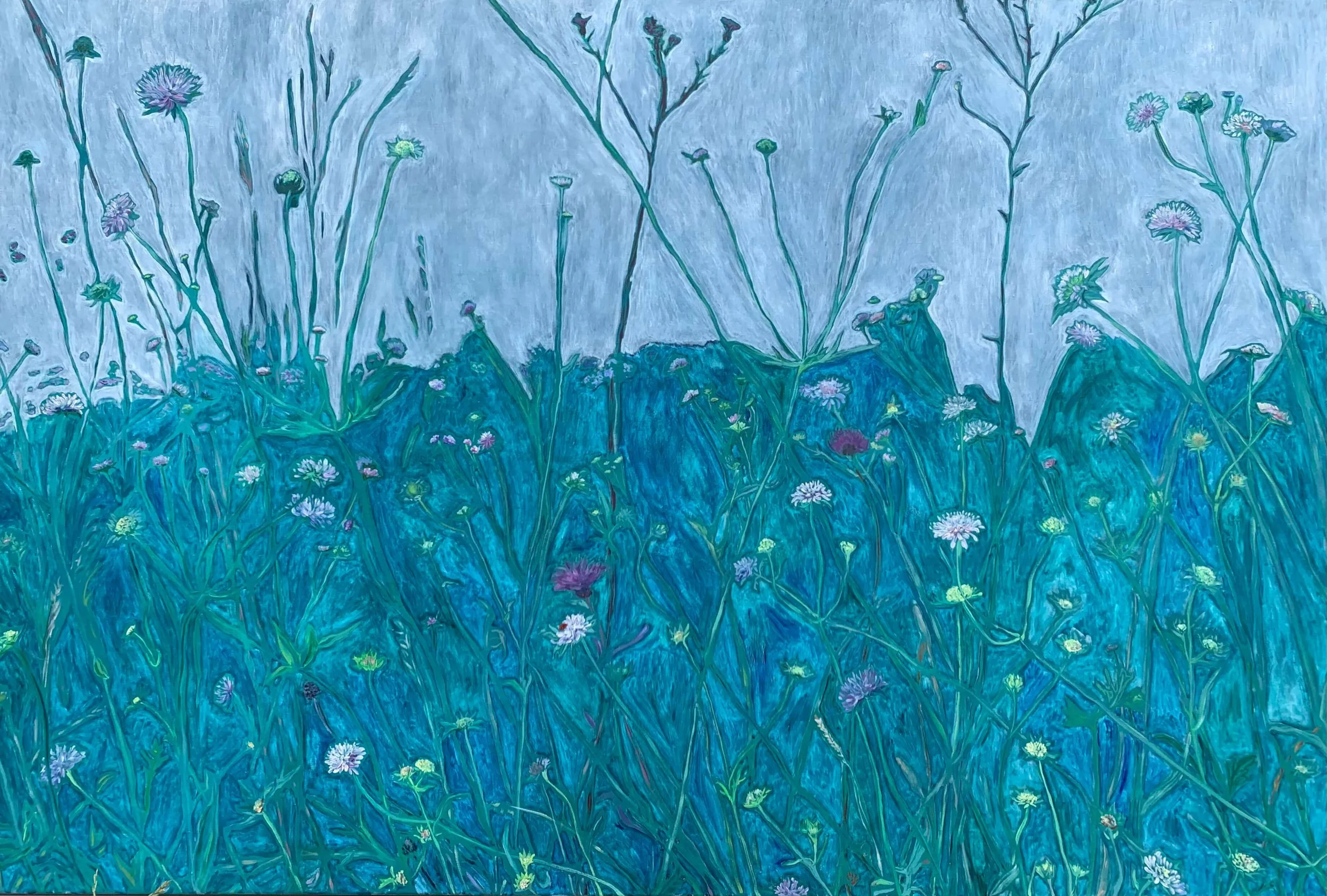 The Cornflower Meadow 2025 150x100cm