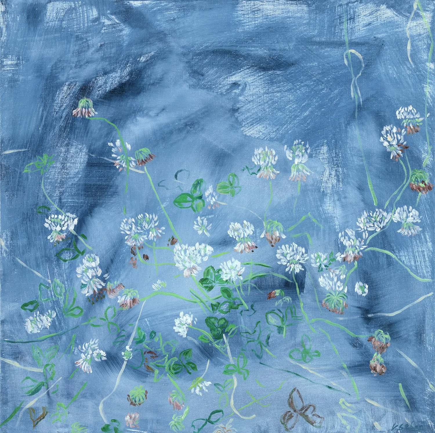 Clover Flowers 2022 45x45cm