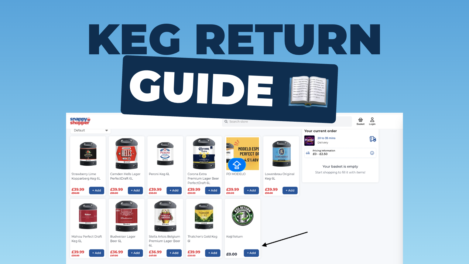 Keg Returns Now Available Through Snappy Shopper