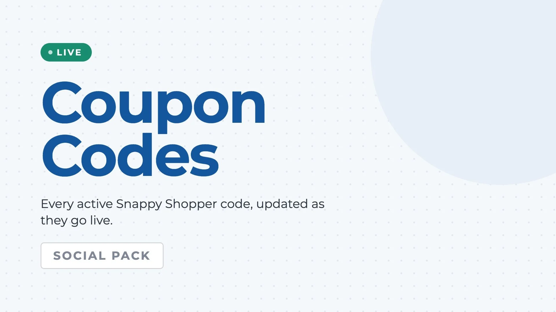OCTOBER: New Customer Codes