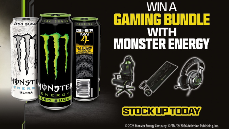 Win a Gaming Bundle with Monster Energy