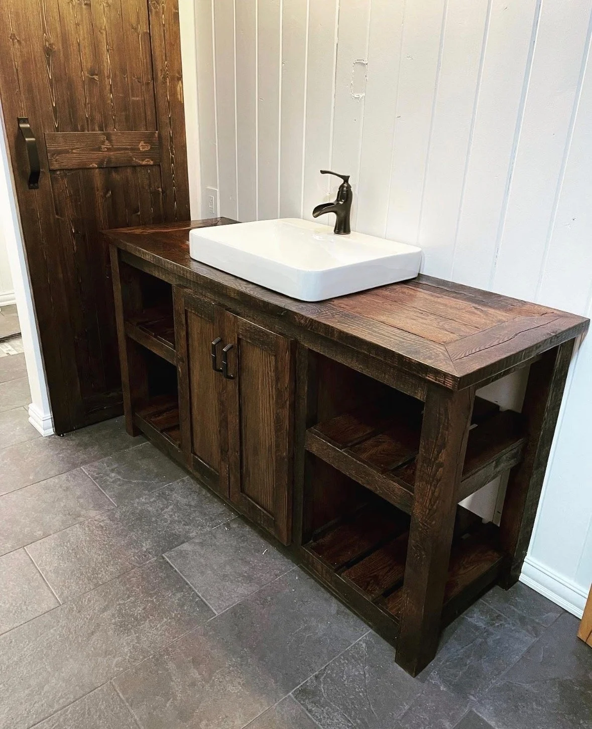 12x24. Porcelain Tile Floor