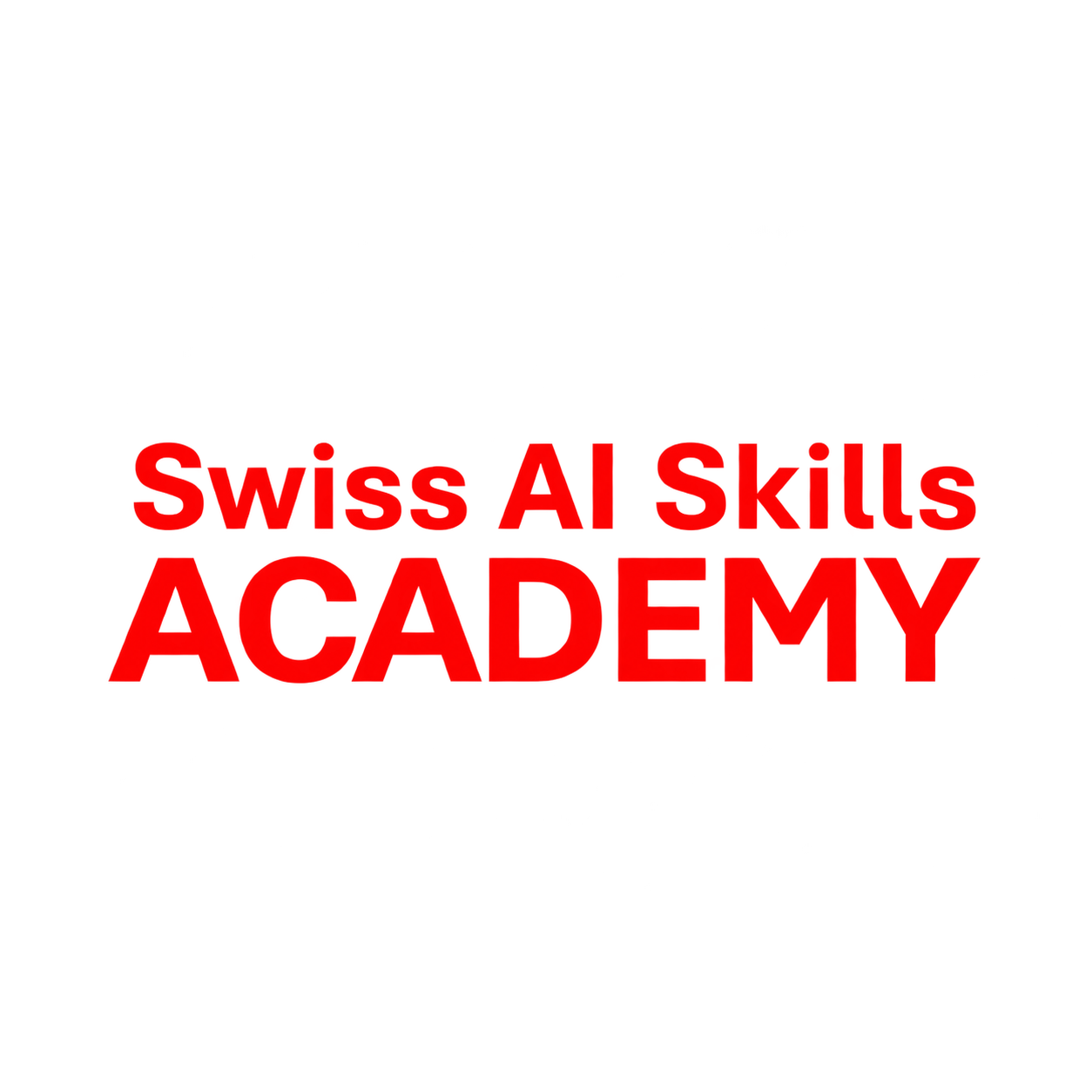 Swiss AI Skills Academy