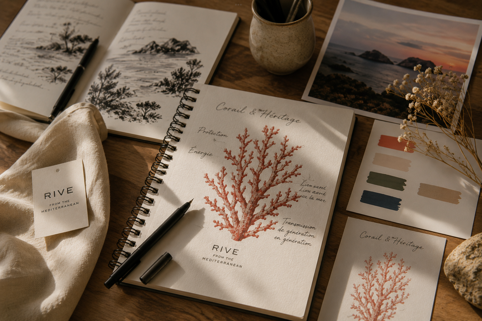 Du paysage au vêtement : comment naît une illustration RIVE