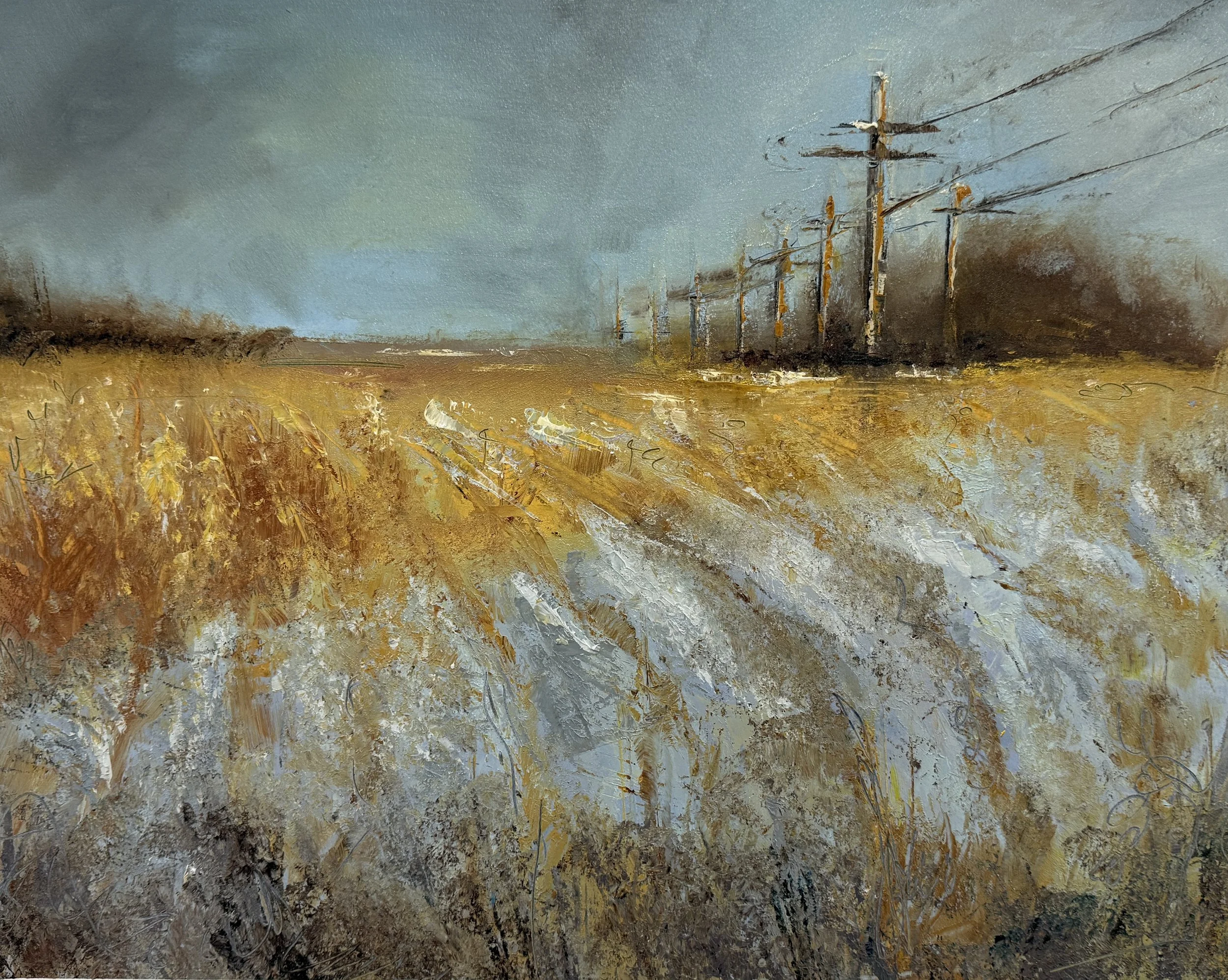 Field in Winter | Oil 