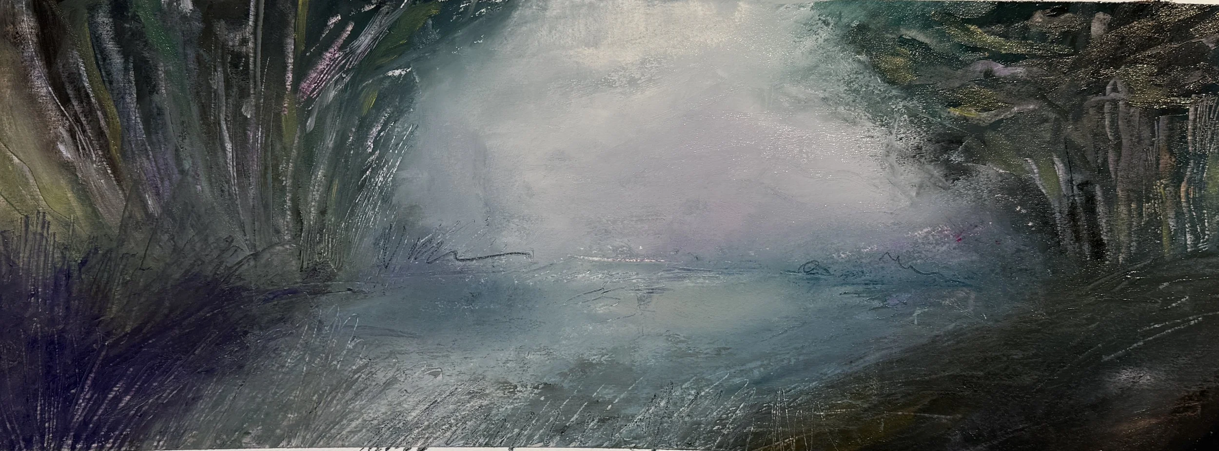 Path | Oil on Paper