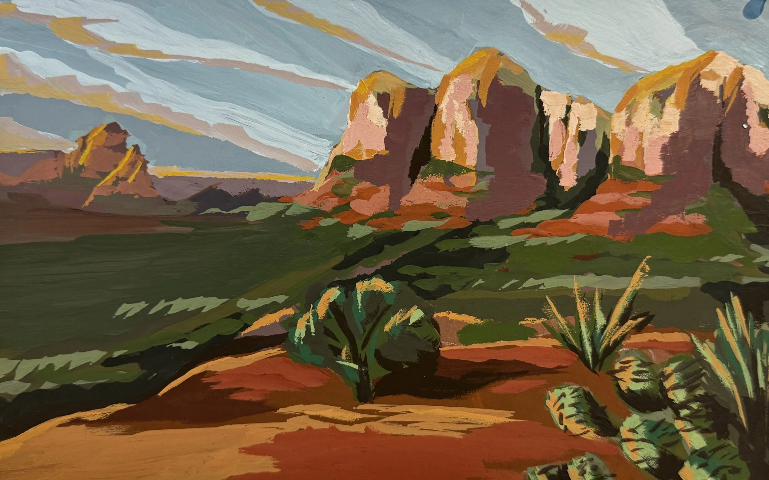 Sedona | Gouache