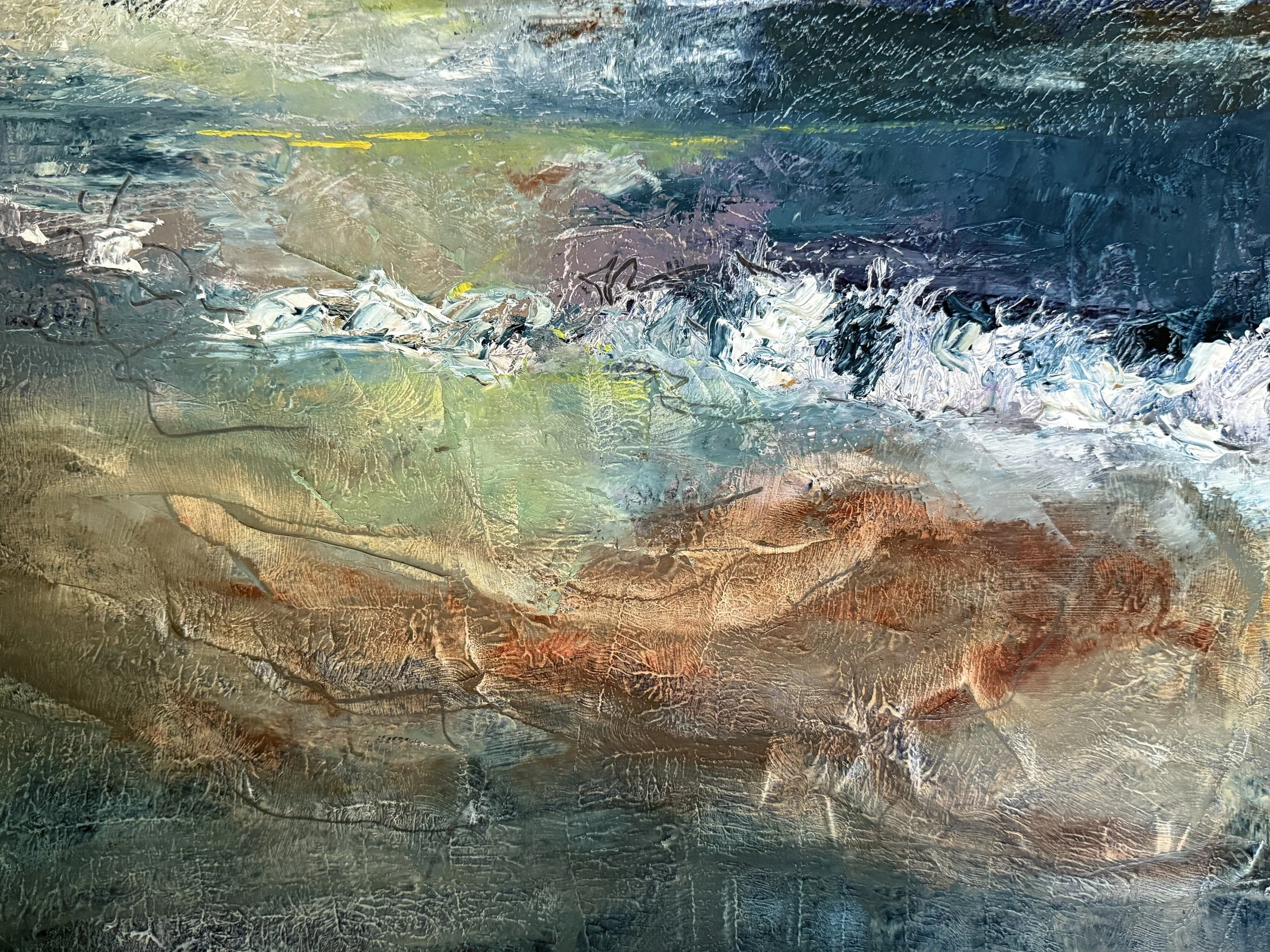 Beach | Oil on Paper