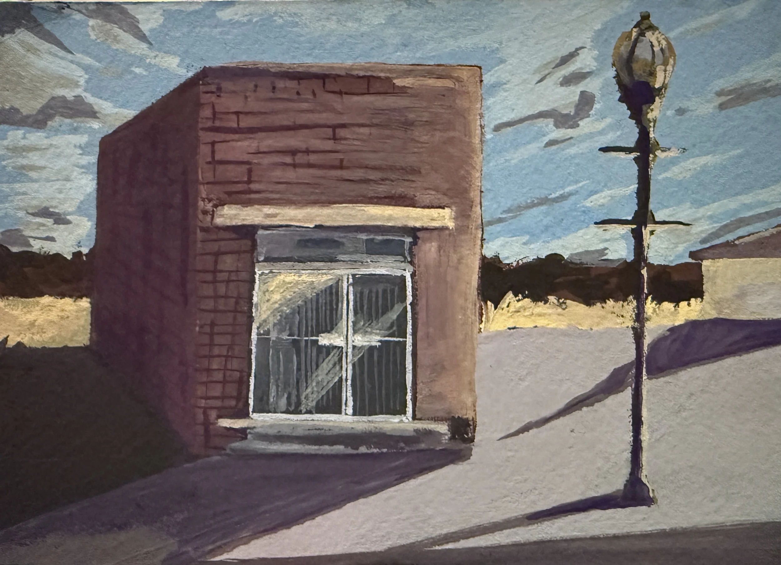 Old Bank | Gouache