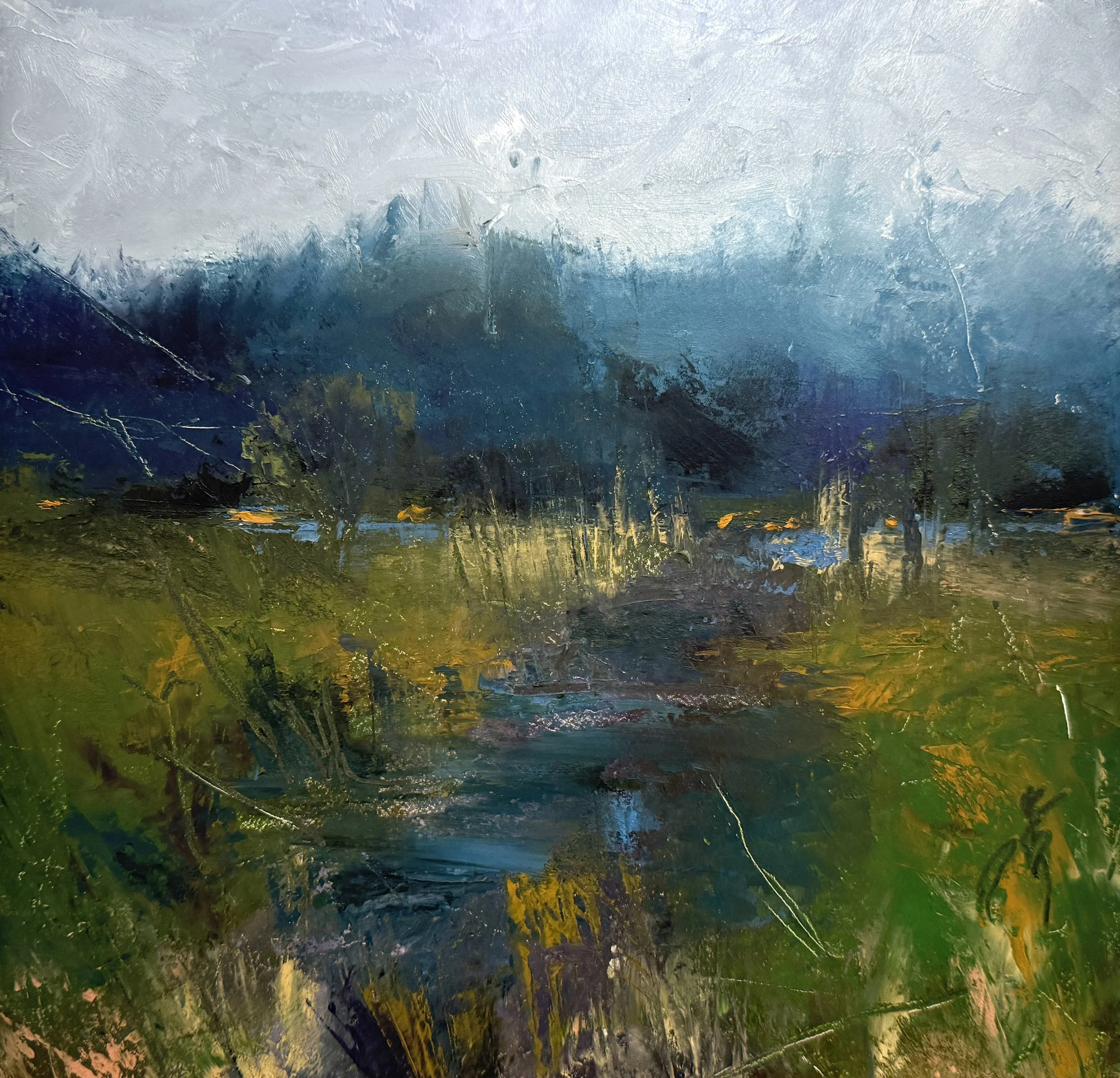 Catskill View | Oil on Paper