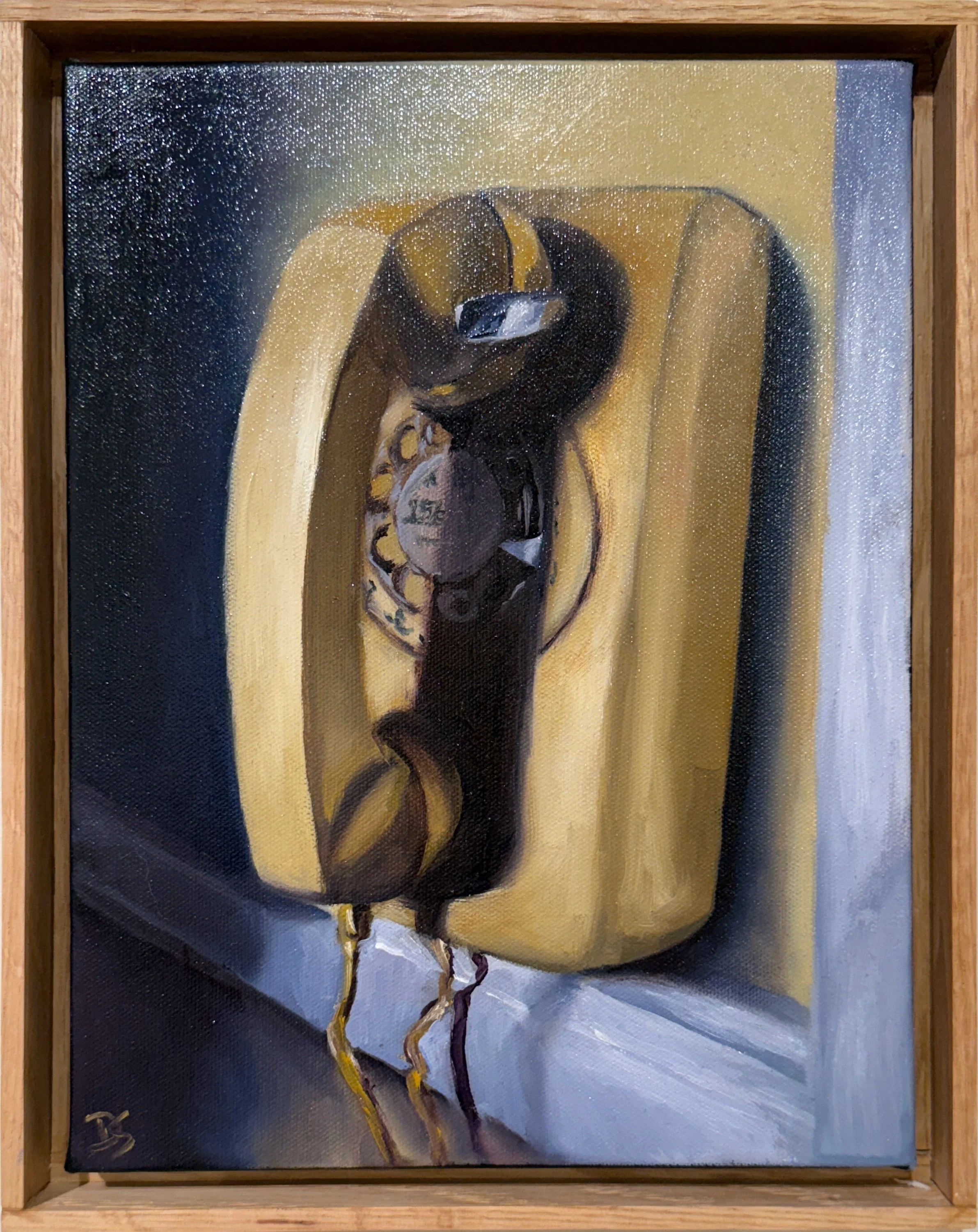 Yellow Phone - Oil on Canvas - SOLD