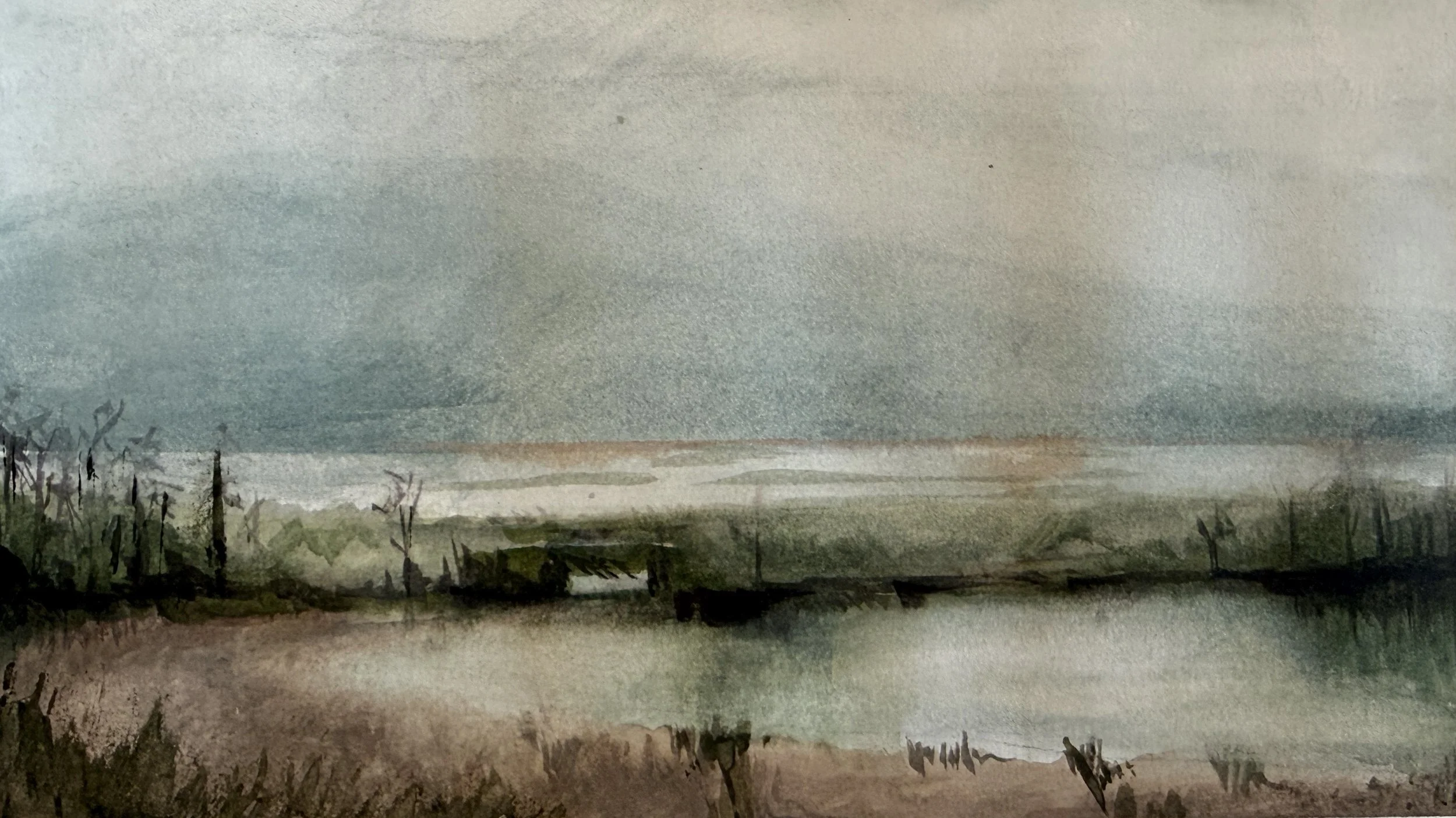 Vanderburgh Cove | Watercolor - SOLD