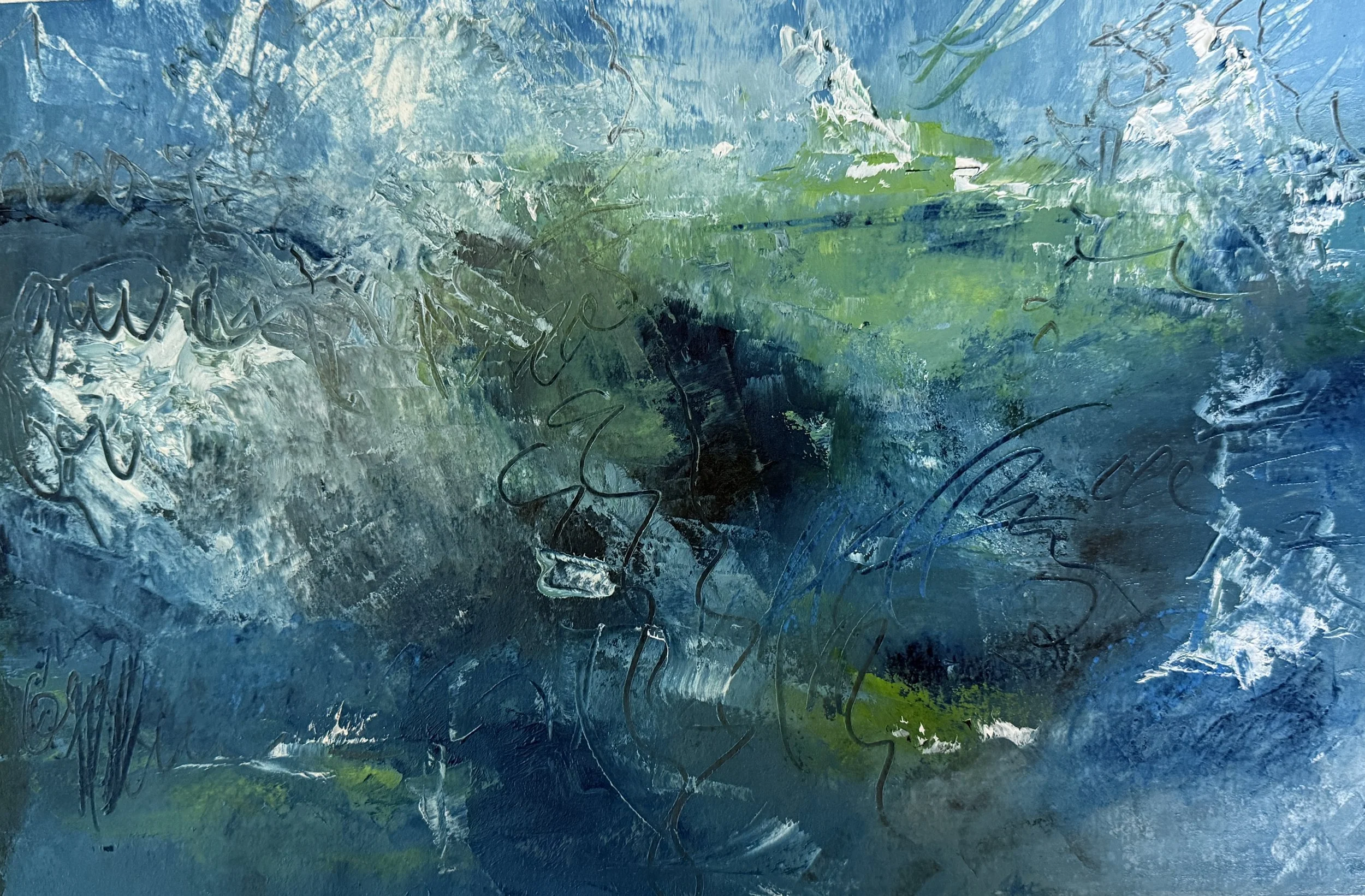 Ocean | Oil on Paper