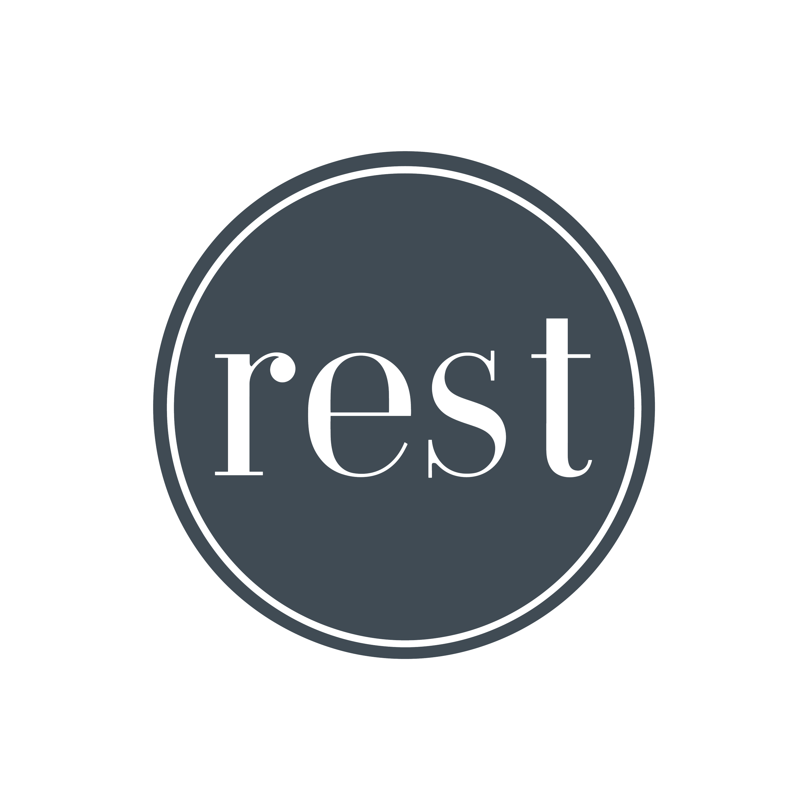 Gray and black circular logo with the word 'root' in lowercase letters inside a circle.
