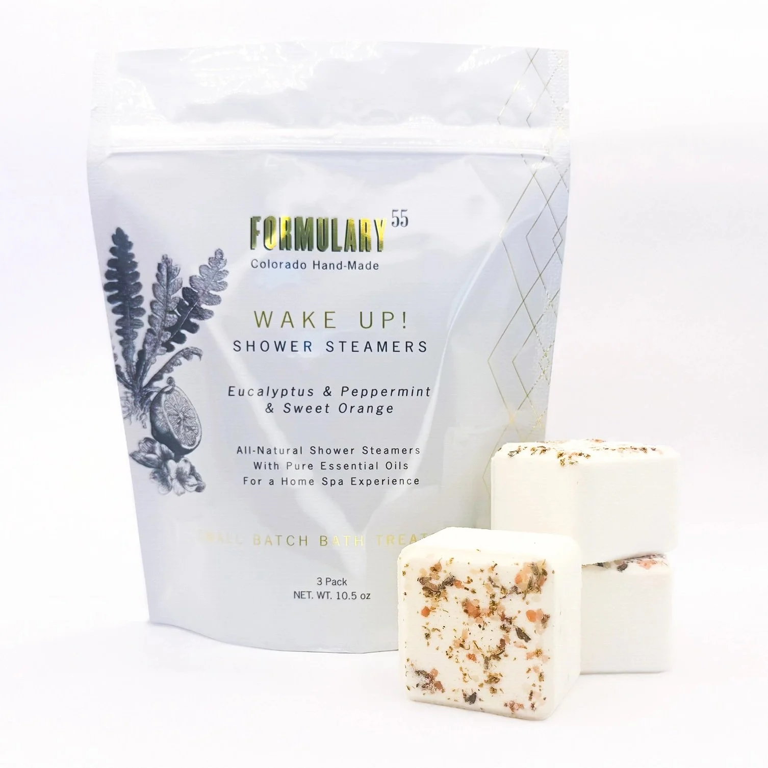 Formulary 55 Wake Up Shower Steamers - Eucalyptus & Sweet Orange
