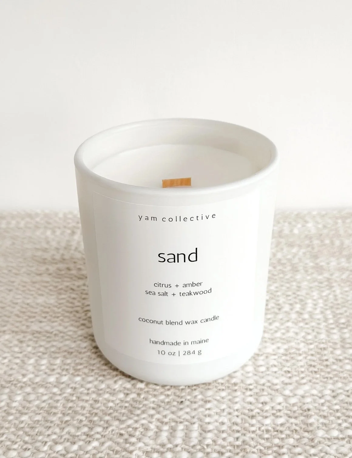 Yam Collective Sand Candle
