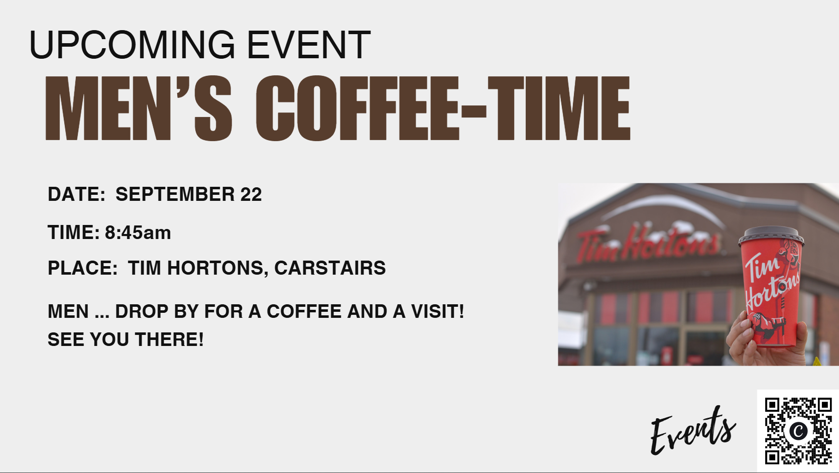 Men’s Coffee Time